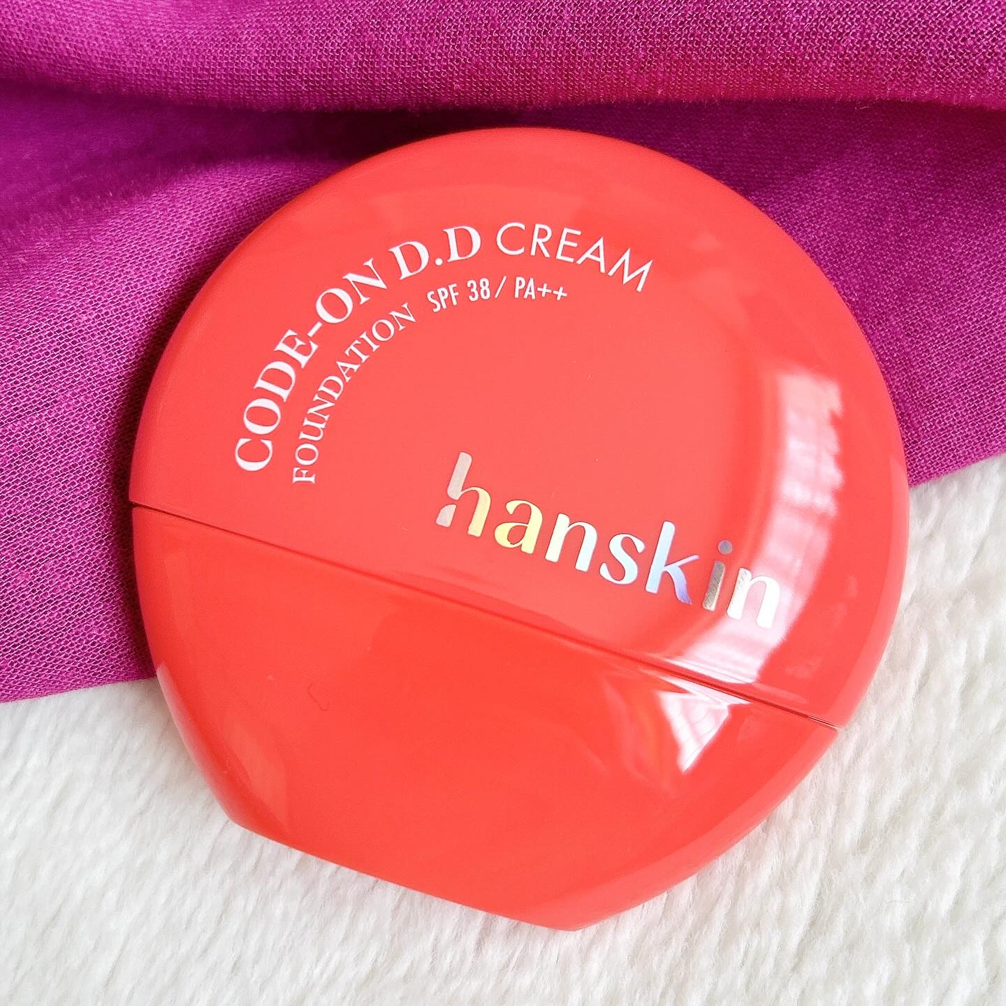 CODEON DDクリームファンデーション/ハンスキン/クリーム・エマルジョンファンデーションを使ったクチコミ（2枚目）