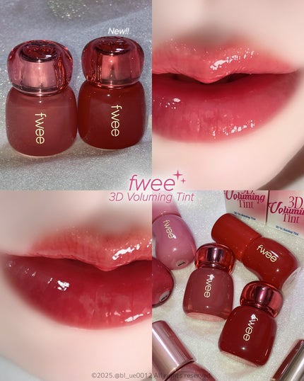 フィー 3Dボリューミングティント/fwee/リップティントを使ったクチコミ(1枚目)