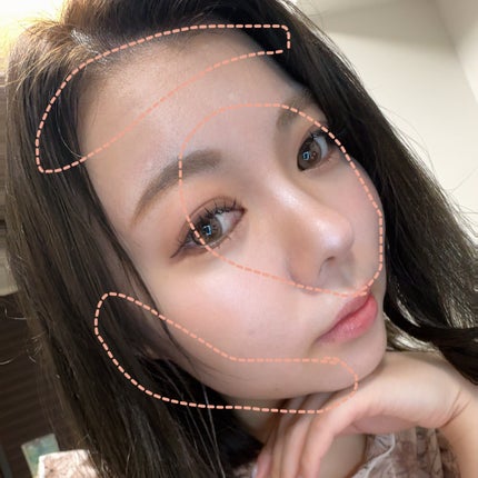 ブレンドカラーシェーディング/CEZANNE/シェーディングを使ったクチコミ(2枚目)