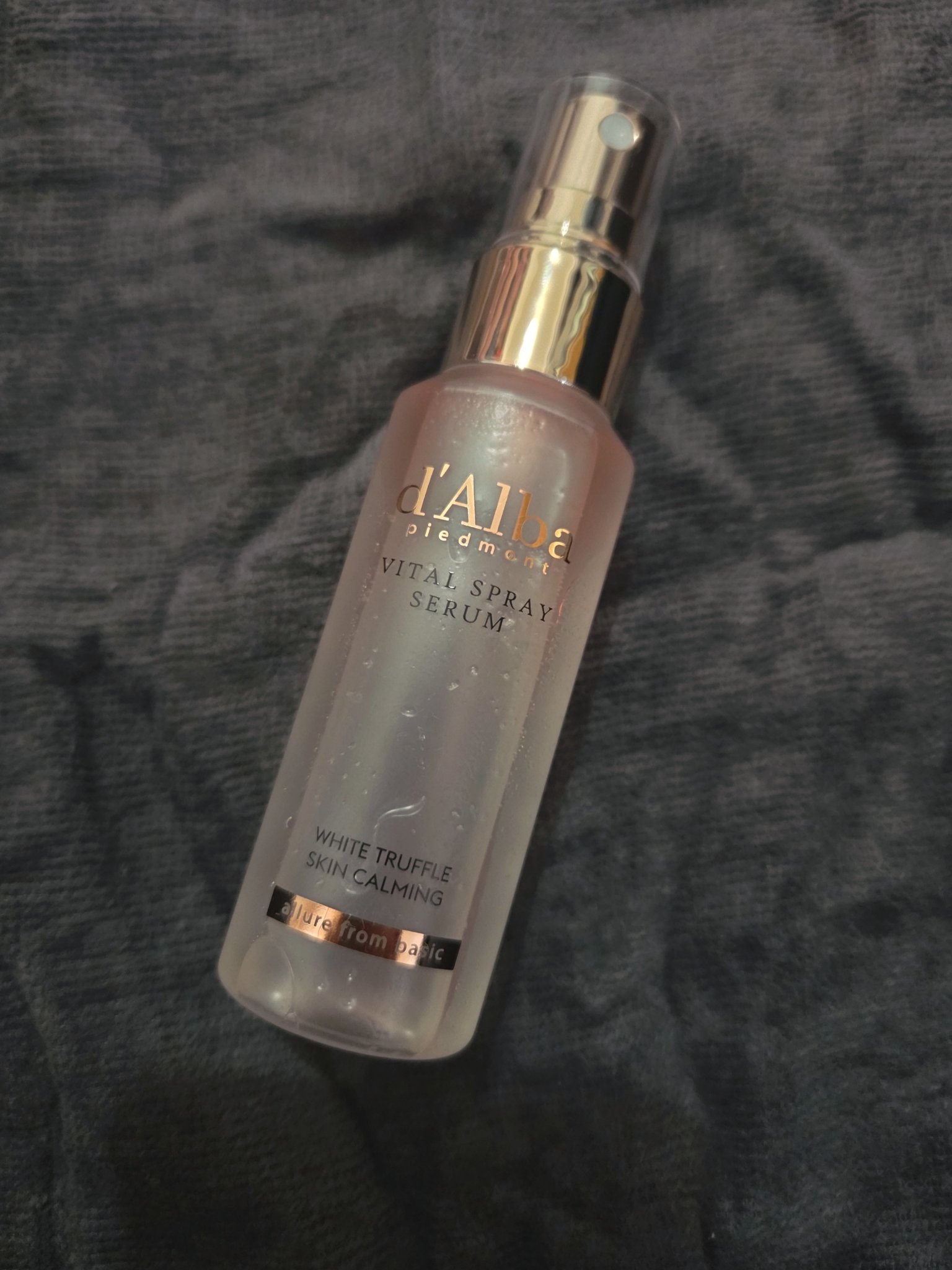 ダルバ ホワイトトリュフバイタルスプレーセラム/ダルバ/ミスト状化粧水を使ったクチコミ（1枚目）