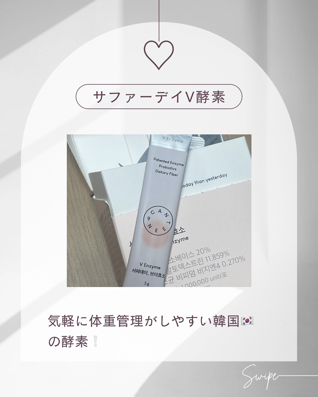 サファーデイ V酵素/canteen9/ボディサプリメントを使ったクチコミ（1枚目）