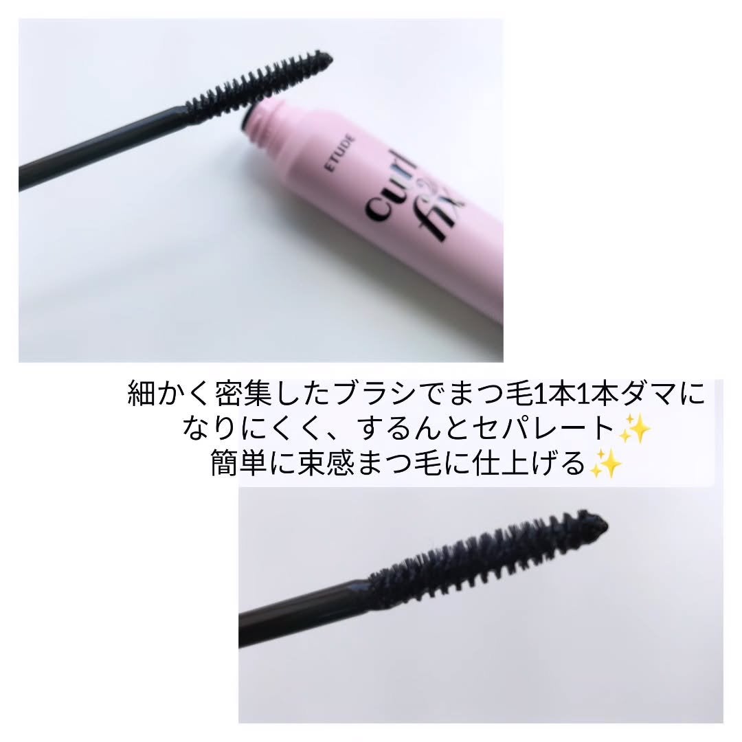 カールフィックスマスカラ/ETUDE/マスカラを使ったクチコミ(2枚目)