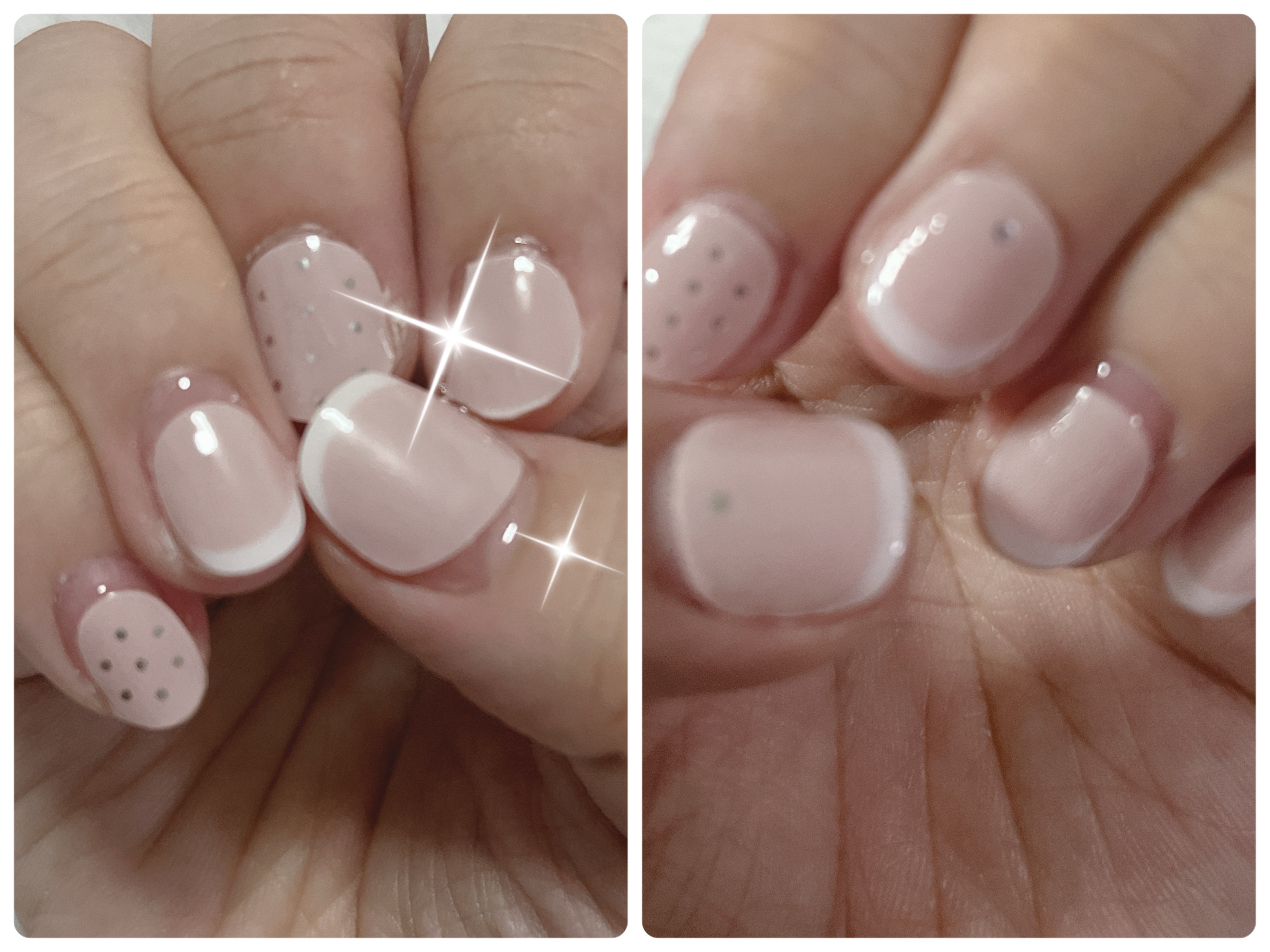 ノンワイプトップコート/セリア/ジェルネイルを使ったクチコミ（1枚目）