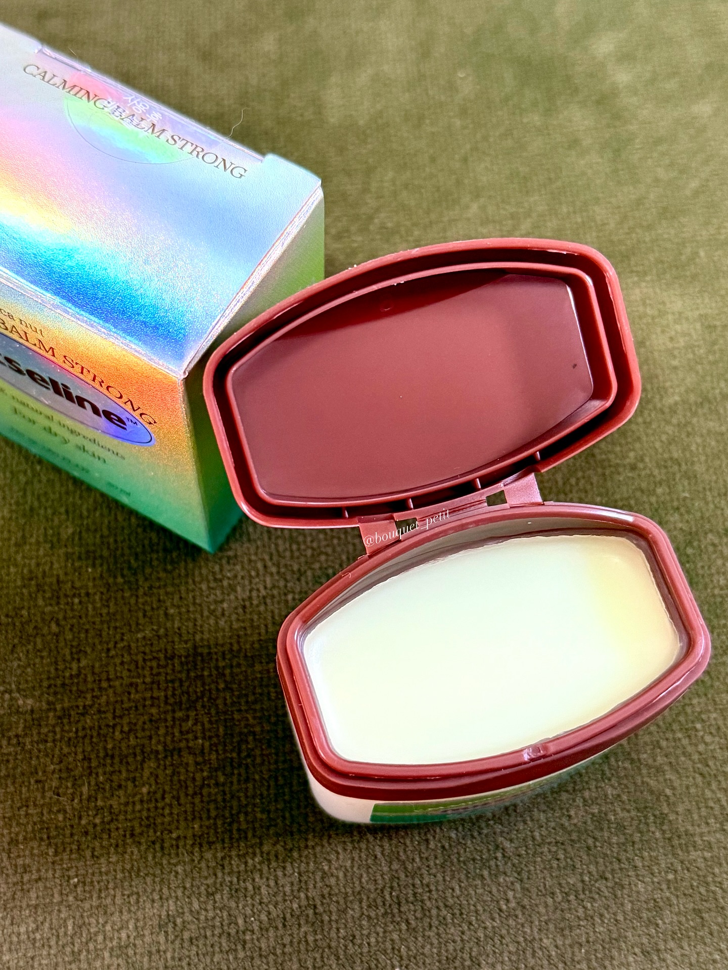 Cica nut CALMING BALM STRONG/nutseline/フェイスバームを使ったクチコミ（3枚目）