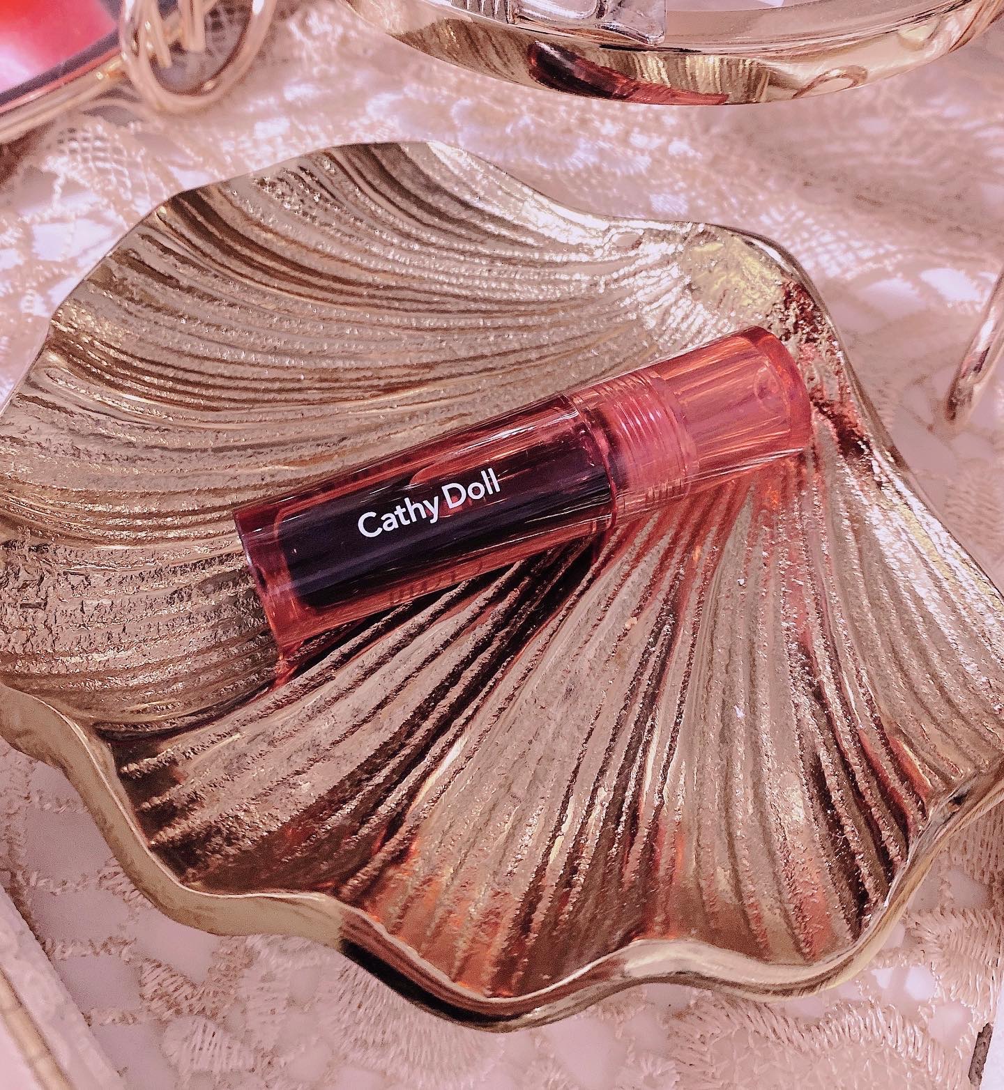 Vit C ウォーターティント 05 Cherry/CathyDoll/リップティントを使ったクチコミ（1枚目）