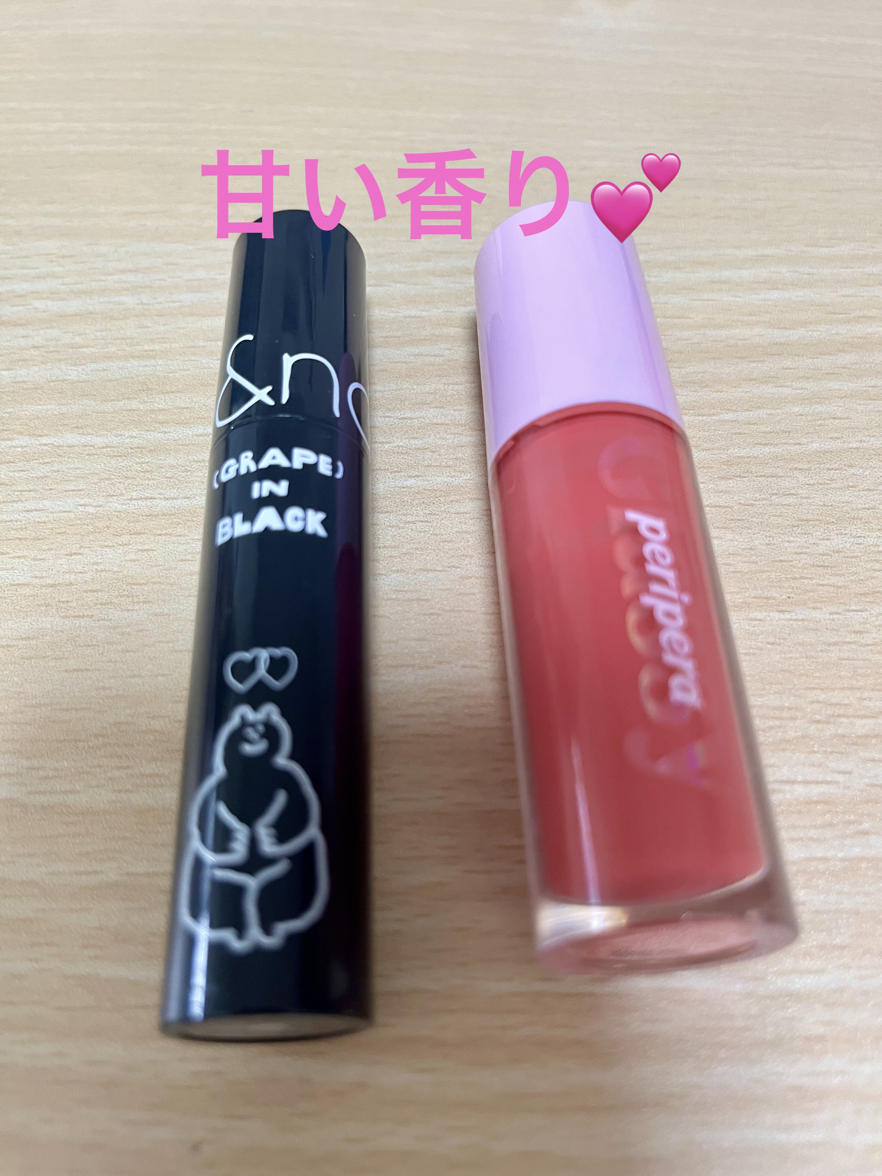 ジューシーラスティングティント 25 ベアグレープ（INAPSQUAREコラボ）/rom&nd/リップティントを使ったクチコミ（1枚目）