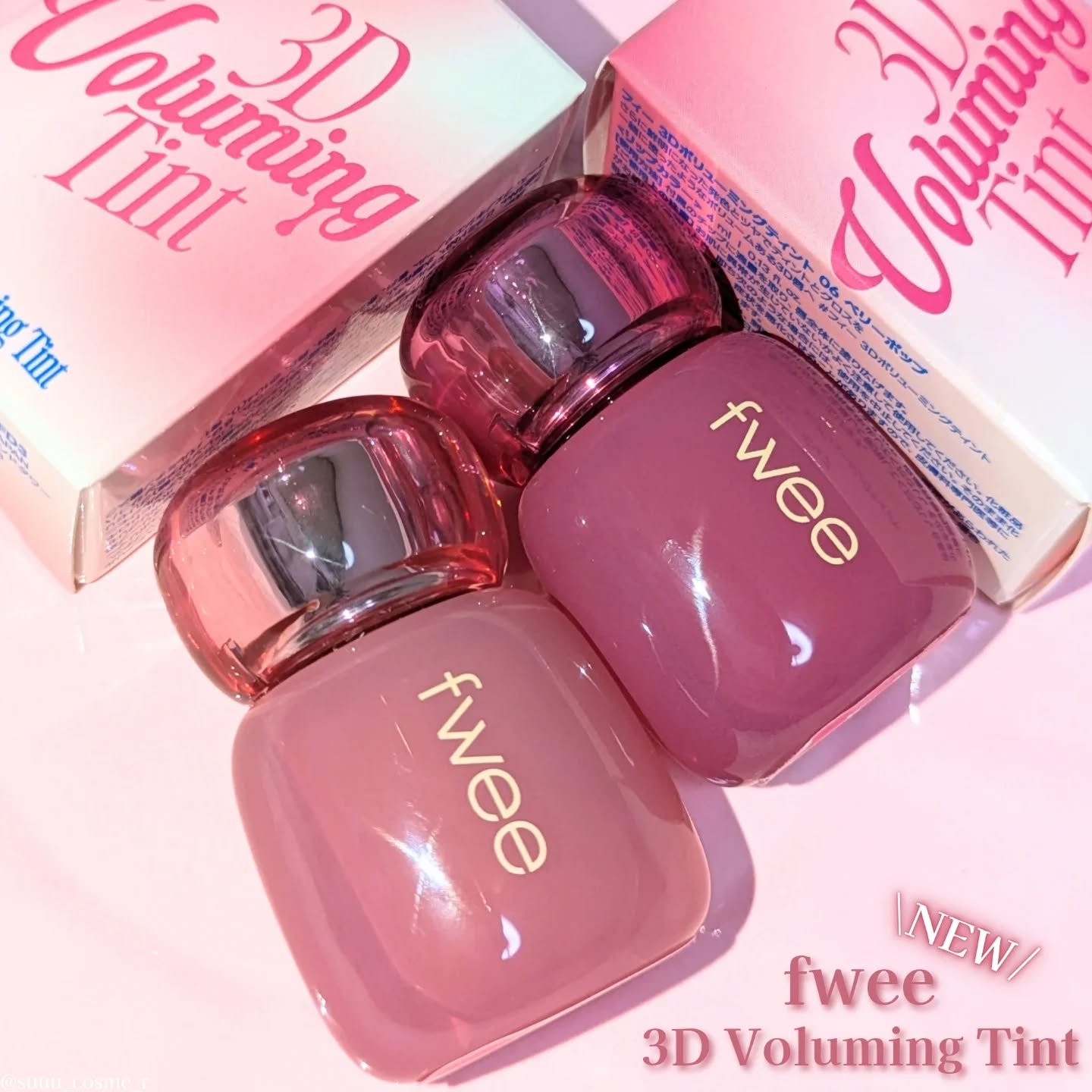 フィー 3Dボリューミングティント/fwee/リップティントを使ったクチコミ（1枚目）