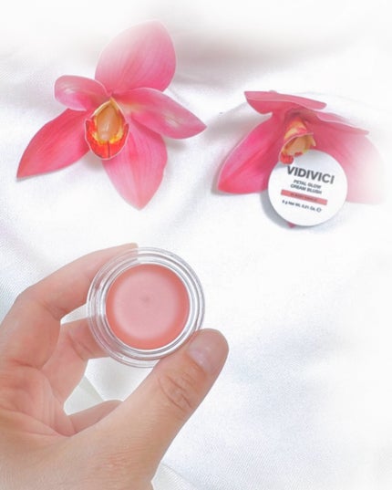 ペタルグロウクリームチーク/VIDIVICI/ジェル・クリームチークを使ったクチコミ(4枚目)