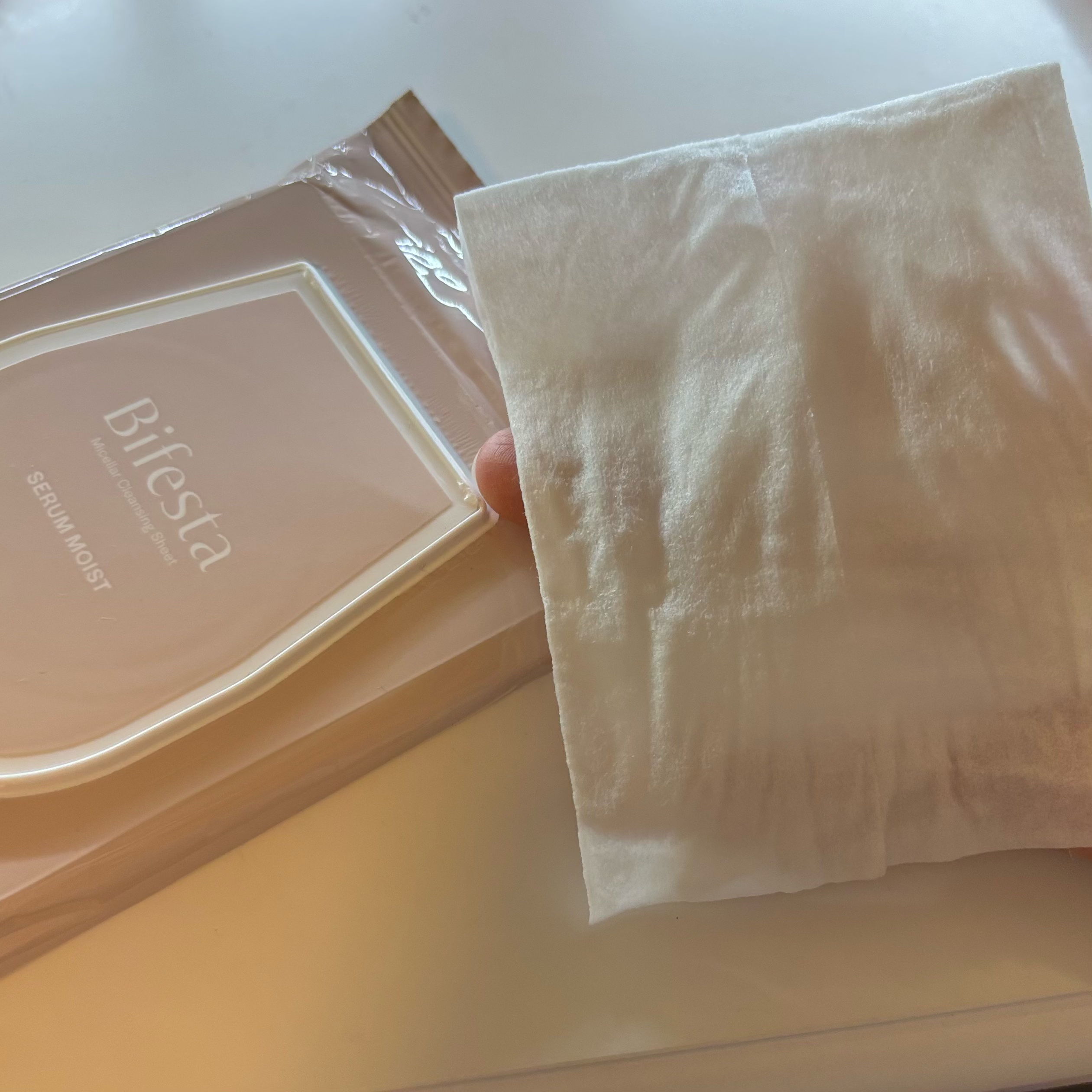 ミセラークレンジングシート セラムモイスト/ビフェスタ/クレンジングシートを使ったクチコミ（2枚目）