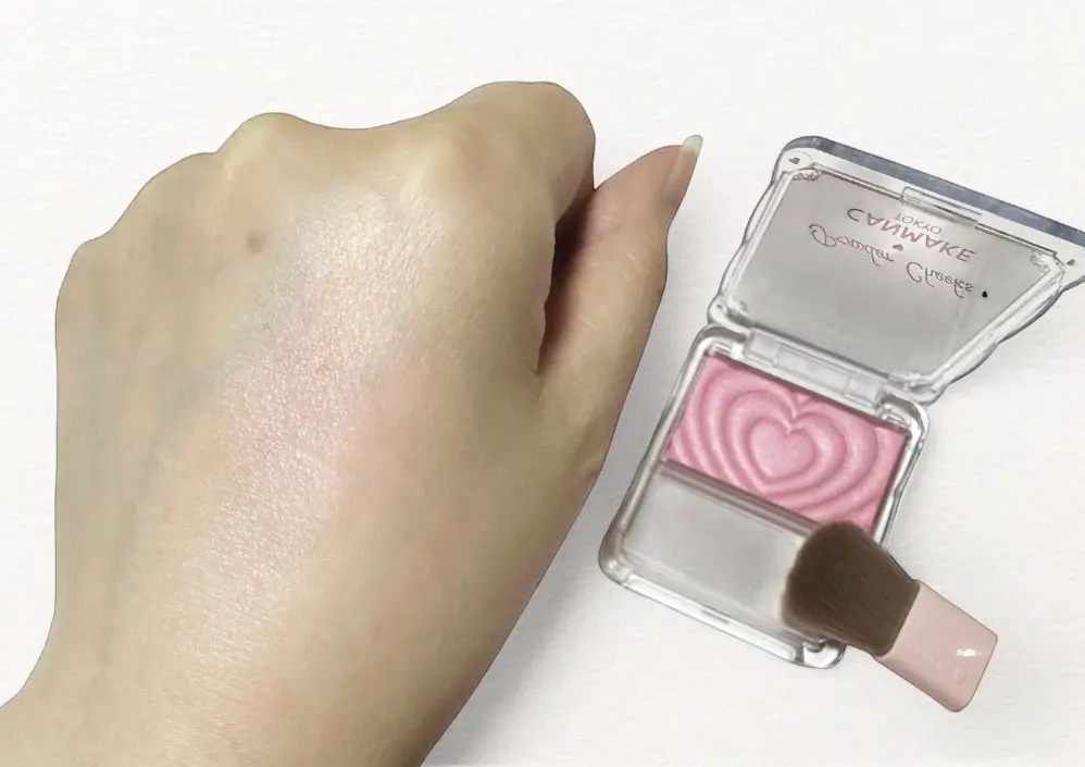 パウダーチークス/キャンメイク/パウダーチークを使ったクチコミ（2枚目）