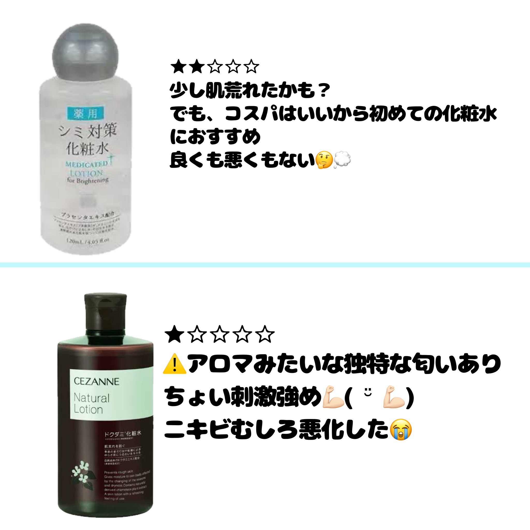 薬用パウダー化粧水/メンソレータム アクネス/化粧水を使ったクチコミ（3枚目）