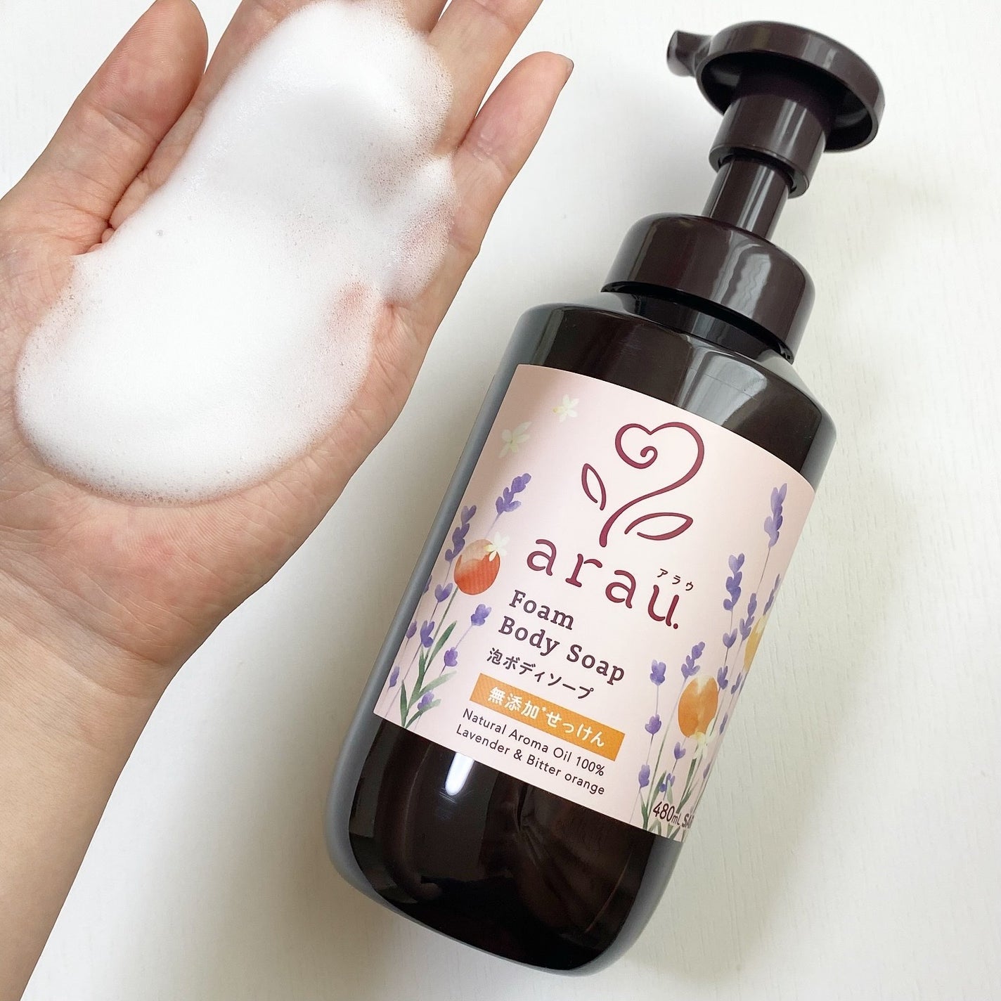 泡ボディソープ/arau.(アラウ)/ボディソープを使ったクチコミ(3枚目)