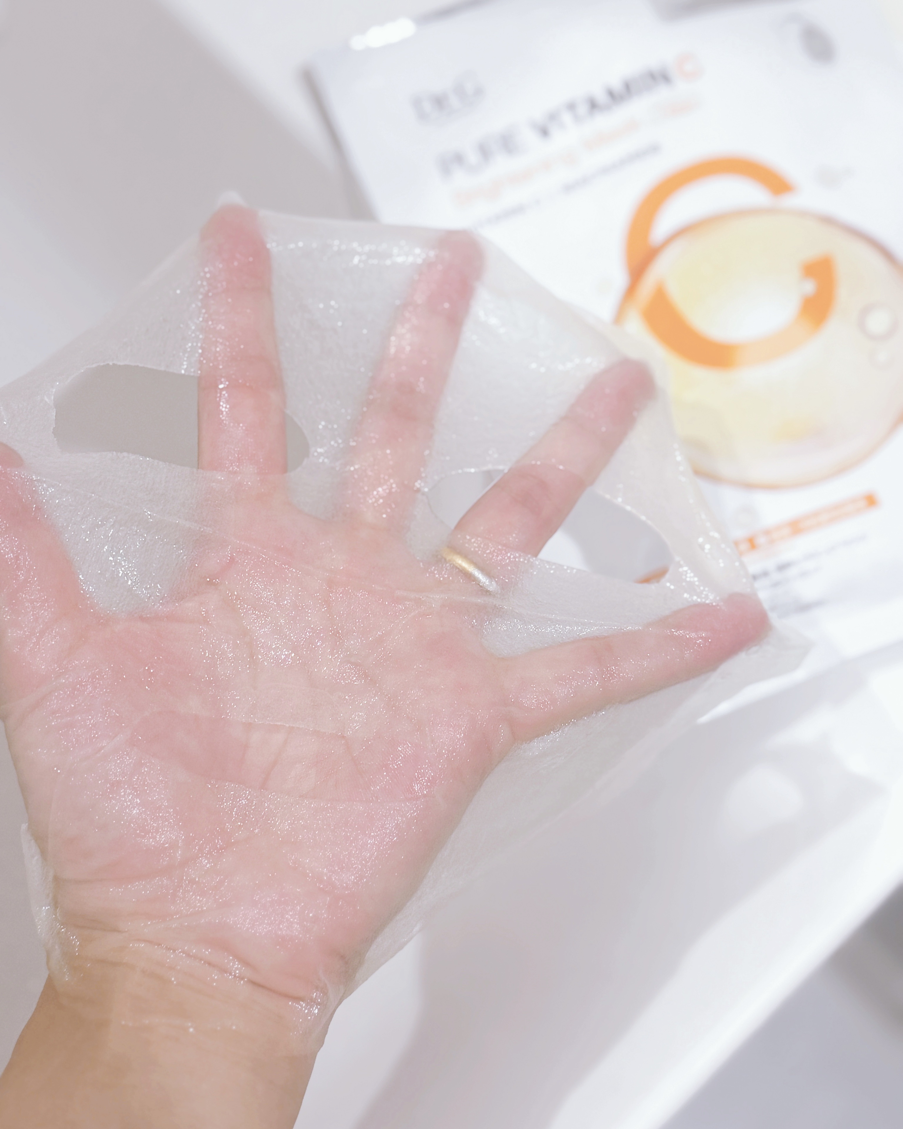 ドクタージー ピュア ビタミンC ブライトニングマスク/Dr.G/シートマスク・パックを使ったクチコミ（3枚目）