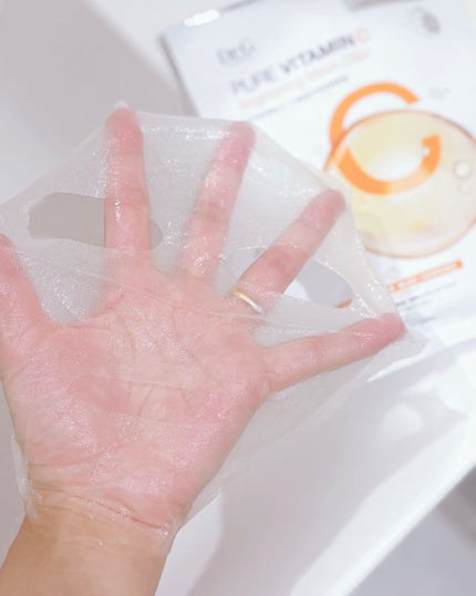 ドクタージー ピュア ビタミンC ブライトニングマスク/Dr.G/シートマスク・パックを使ったクチコミ(3枚目)