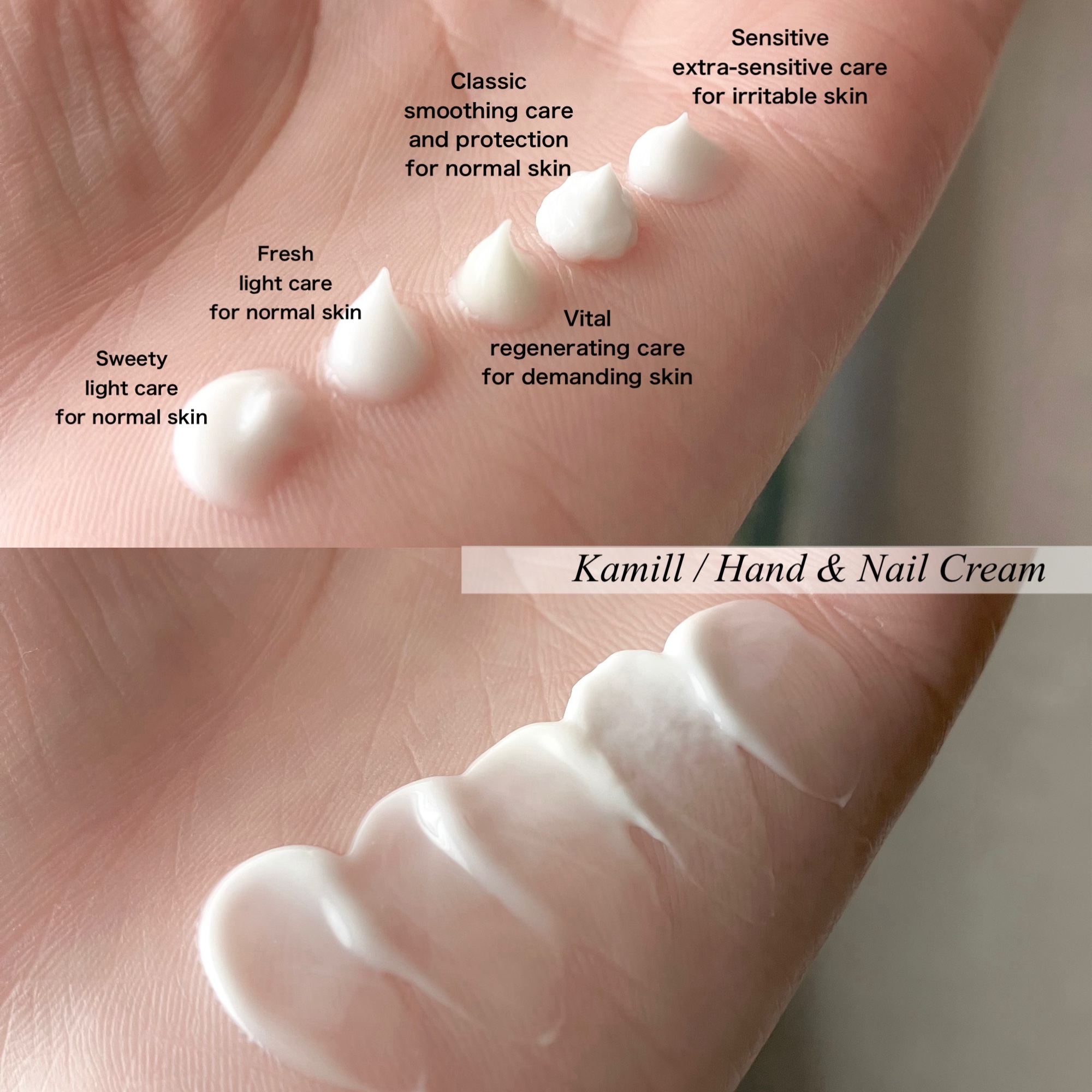 ハンド＆ネイルクリームミニ 企画セット30ml*5/カミール/その他キットセットを使ったクチコミ（3枚目）