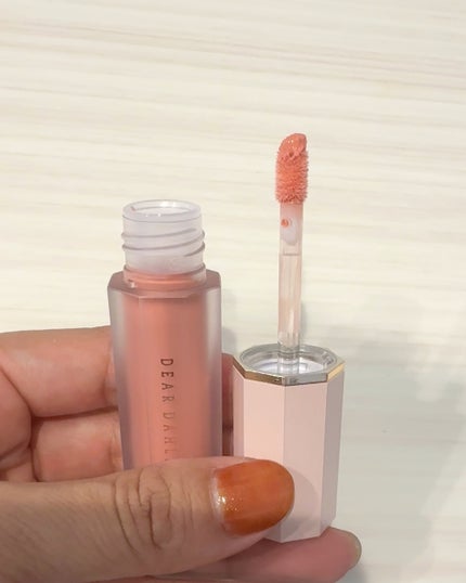 ペタルドロップリキッドブラッシャー/DEAR DAHLIA/リキッドチークを使ったクチコミ(2枚目)