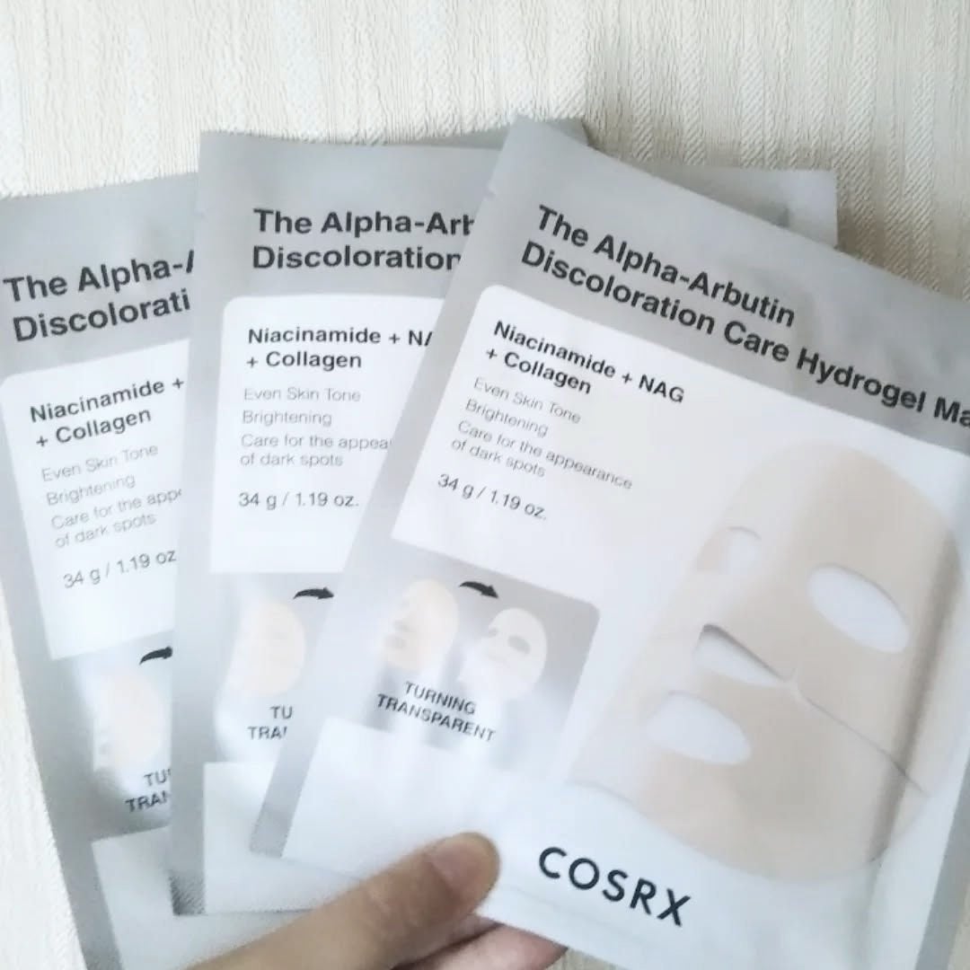 RXザ・アルファ アルブチン ハイドロゲルパック/COSRX/シートマスク・パックを使ったクチコミ(3枚目)