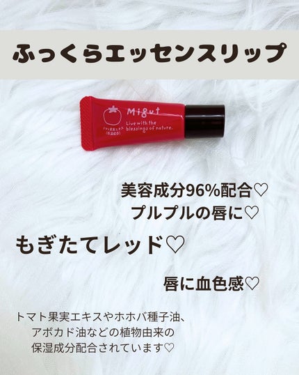 ミギュット ふっくらエッセンスリップ/ミギュット/リップ美容液を使ったクチコミ(3枚目)