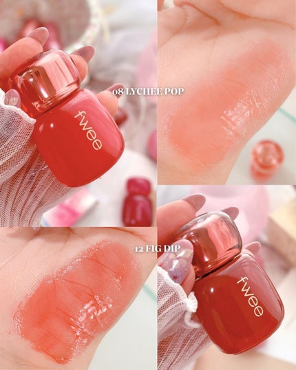 フィー 3Dボリューミングティント/fwee/リップティントを使ったクチコミ(3枚目)