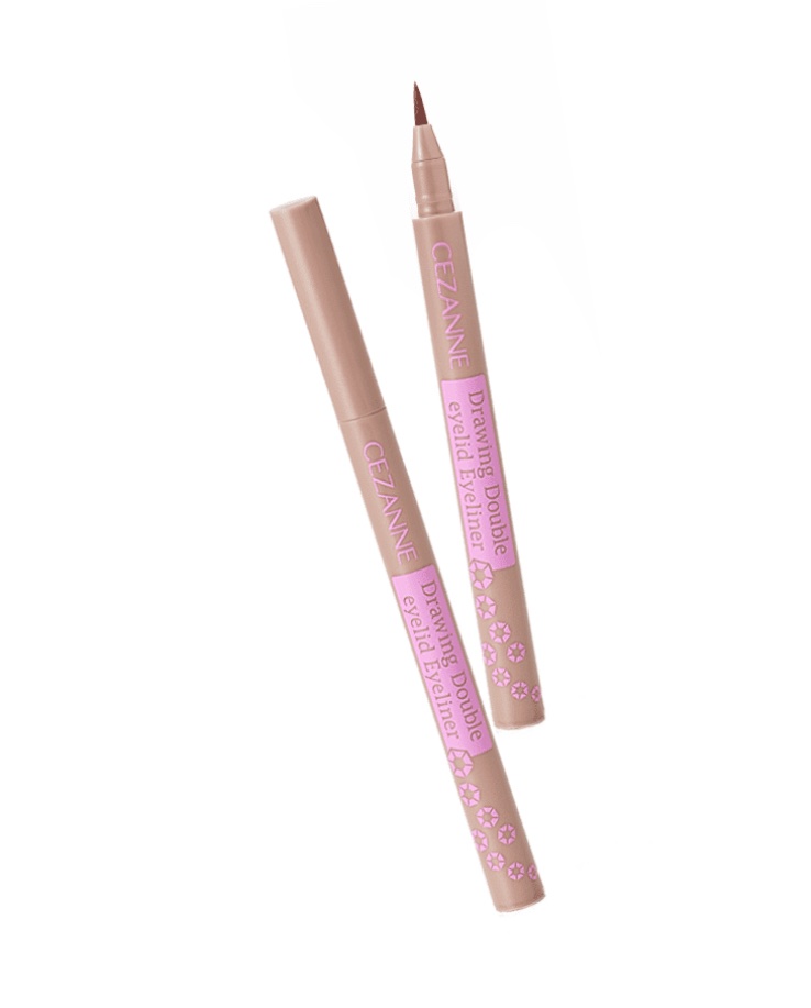 描くふたえアイライナー/CEZANNE/リキッドアイライナーを使ったクチコミ（1枚目）