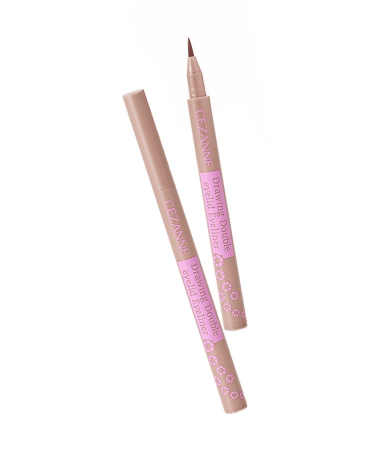 描くふたえアイライナー/CEZANNE/リキッドアイライナーを使ったクチコミ(1枚目)