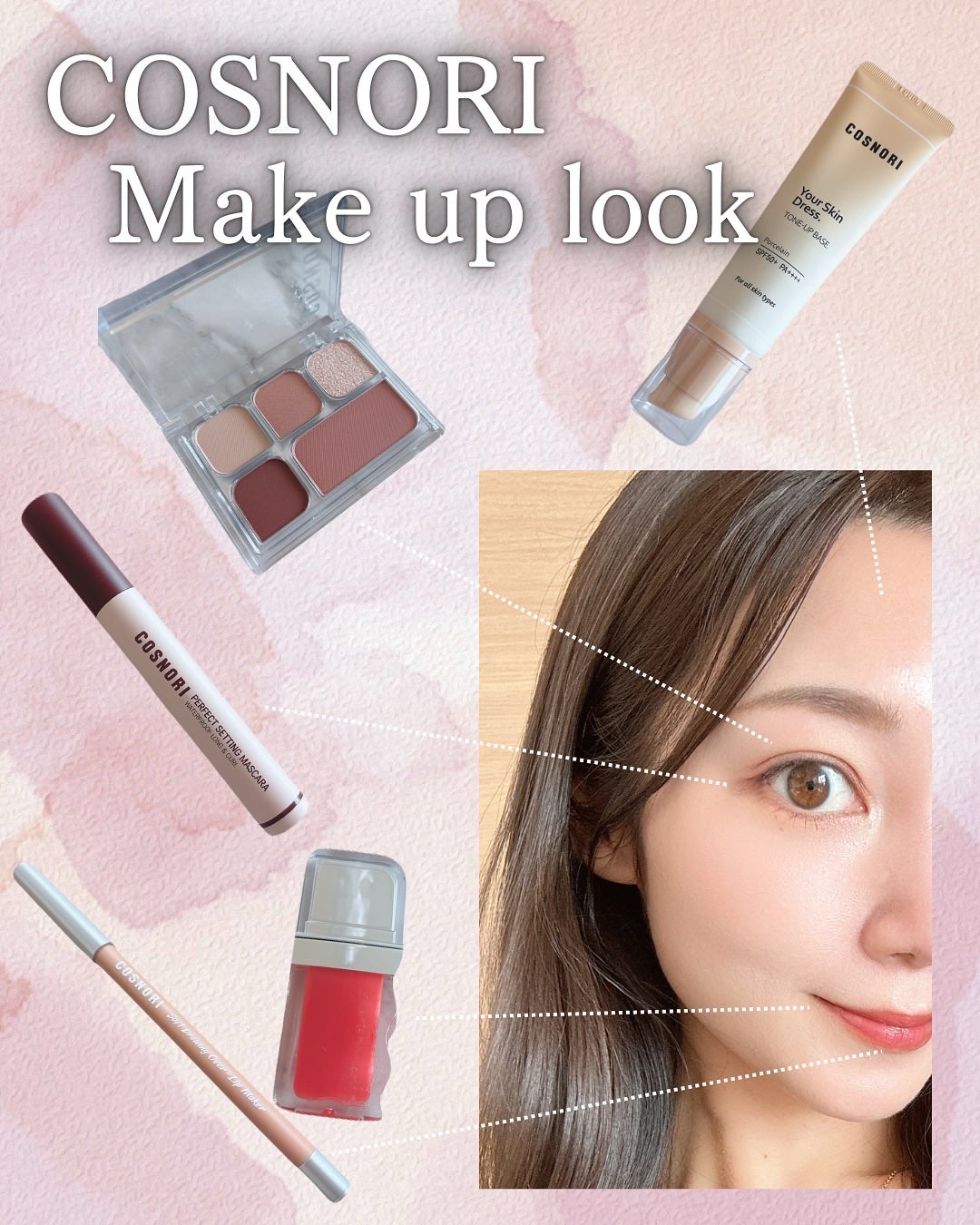 フローウェーブティント/COSNORI/リップティントを使ったクチコミ(1枚目)