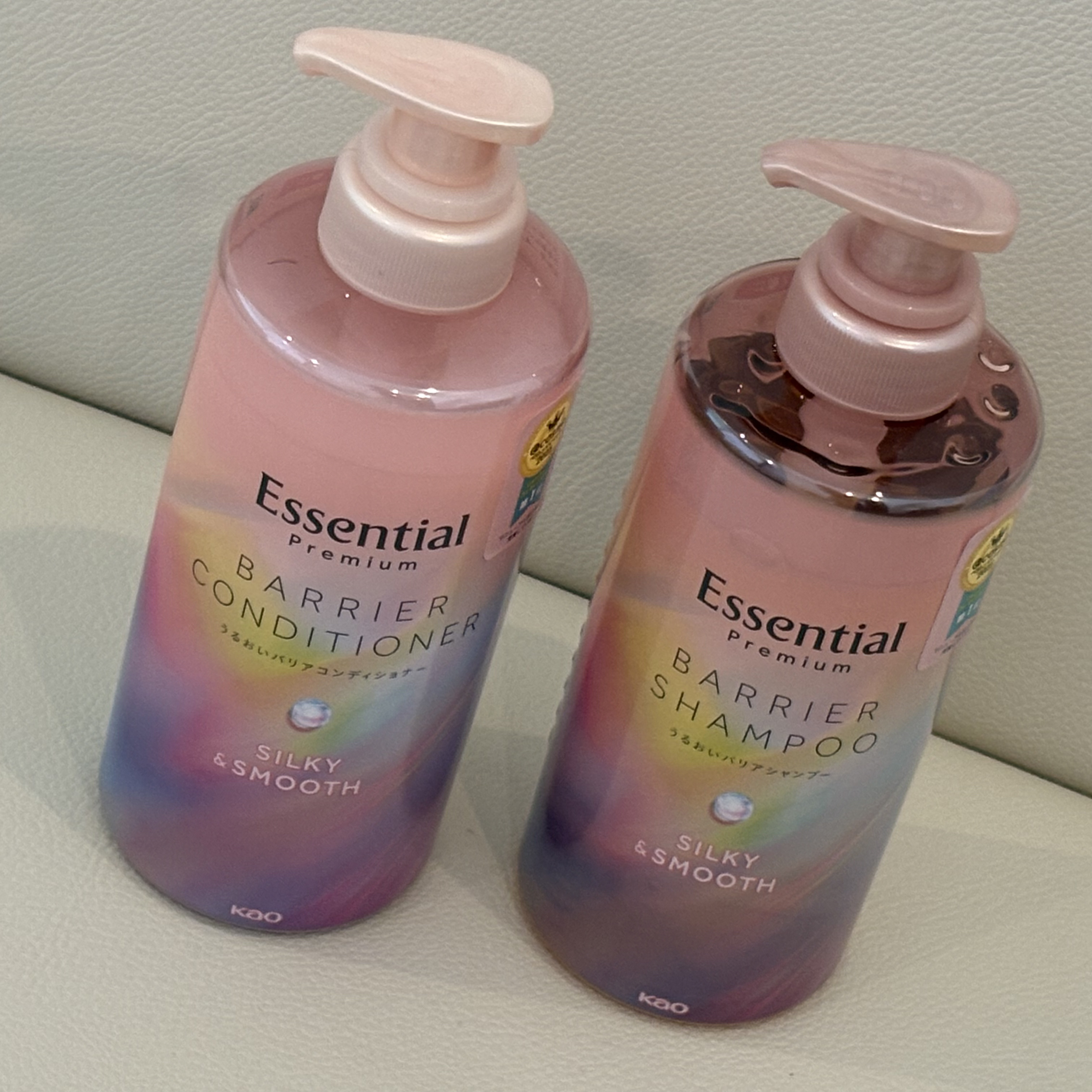 エッセンシャルプレミアム バリアシャンプー・コンディショナー シルキー＆スムース/エッセンシャル/市販シャンプーを使ったクチコミ（1枚目）