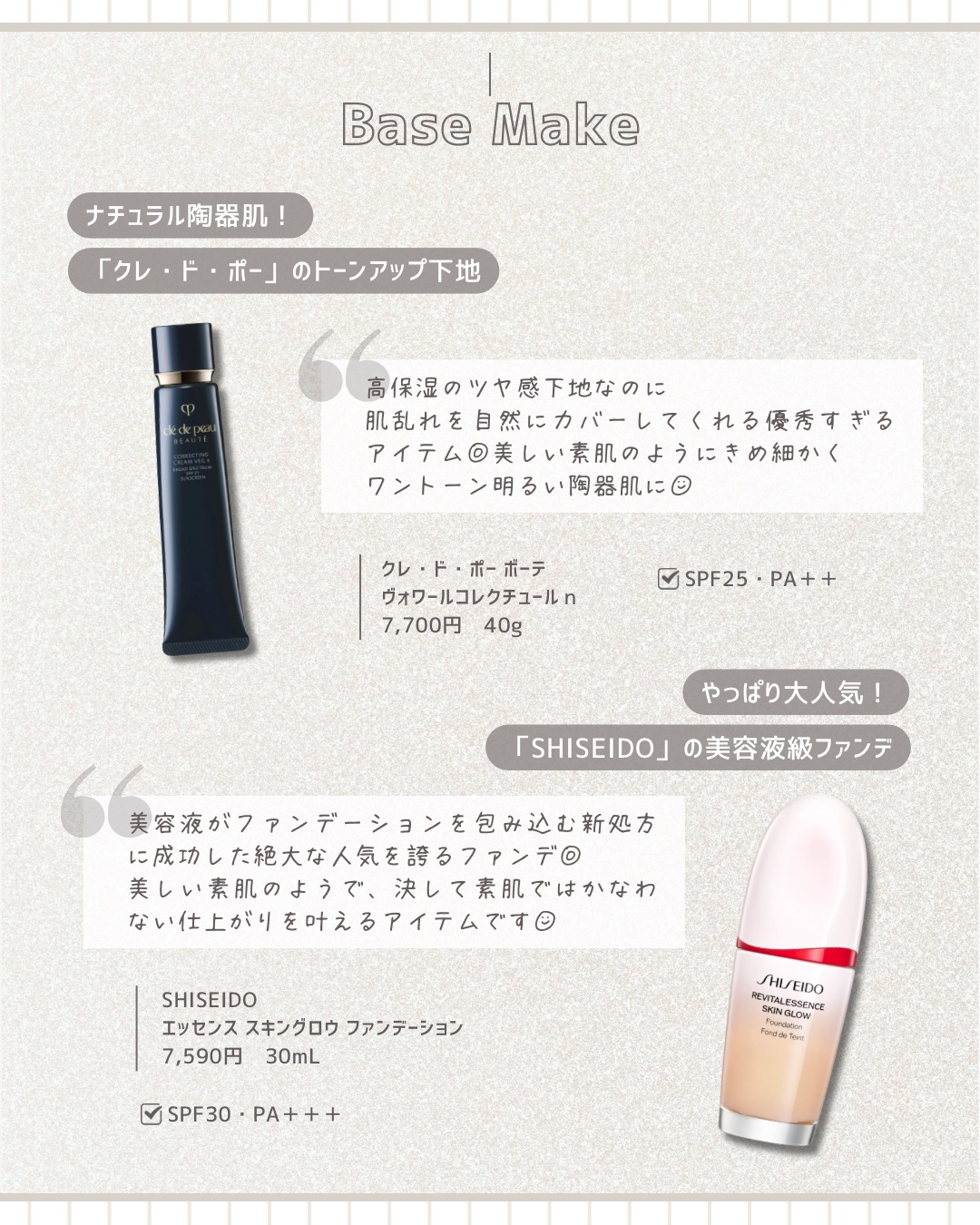 ヴォワールコレクチュールｎ/クレ・ド・ポー ボーテ/化粧下地を使ったクチコミ（3枚目）