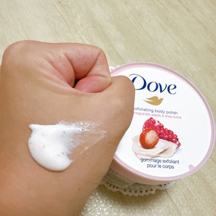 ダヴ ふわとろ クリーミースクラブ ザクロ&シアバター/ダヴ/ボディスクラブを使ったクチコミ(4枚目)