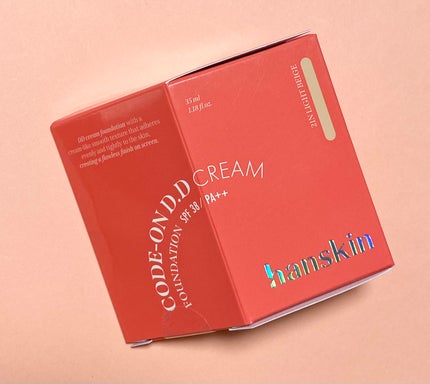 CODEON DDクリームファンデーション/ハンスキン/クリーム・エマルジョンファンデーションを使ったクチコミ(1枚目)