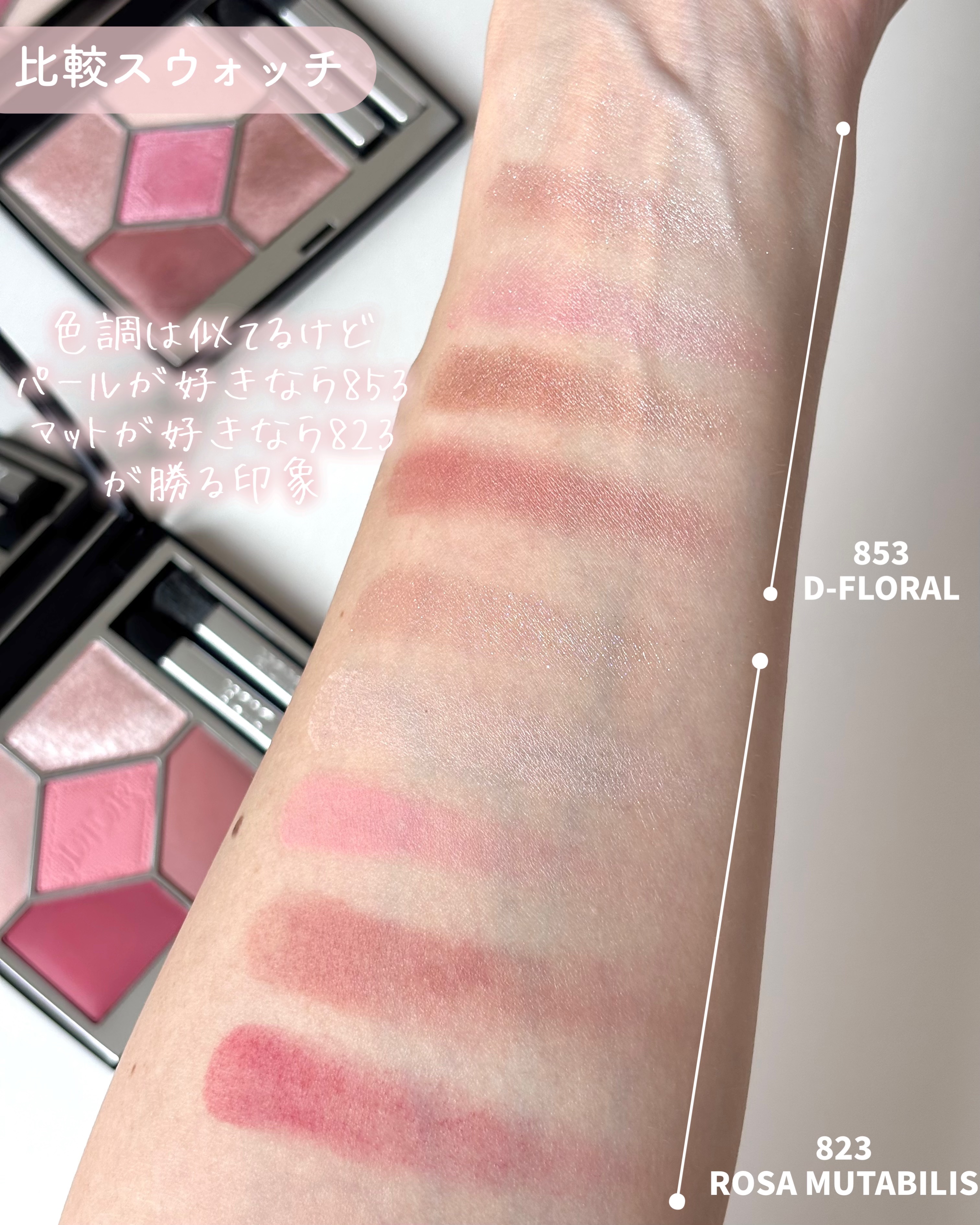 ディオールショウ サンク クルール/Dior/アイシャドウを使ったクチコミ（3枚目）