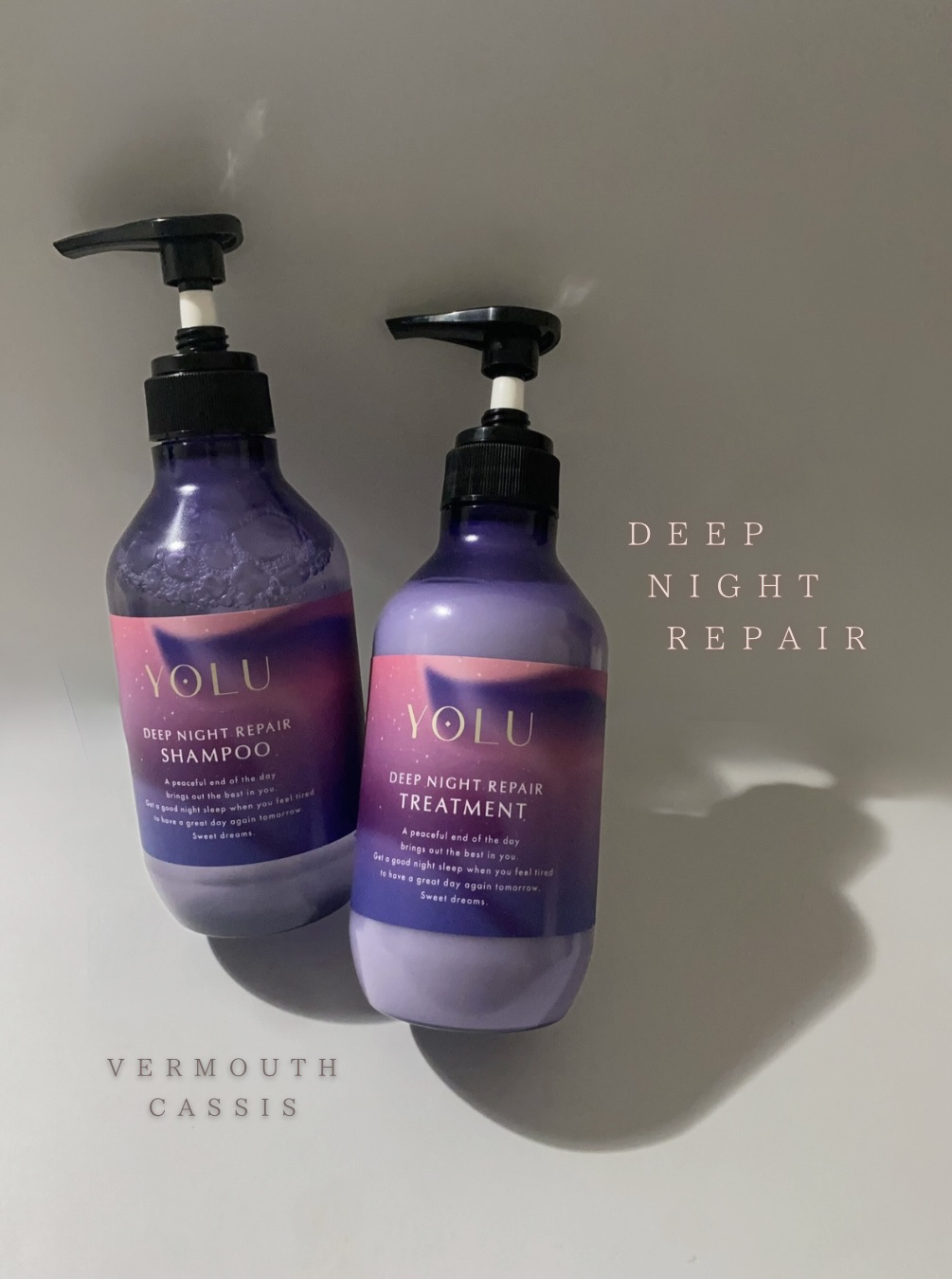 ディープナイトリペアシャンプー／トリートメント/YOLU/シャンプー・コンディショナーを使ったクチコミ（1枚目）