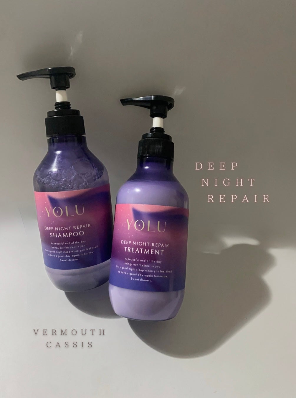 ディープナイトリペアシャンプー/トリートメント/YOLU/シャンプー・コンディショナーを使ったクチコミ(1枚目)