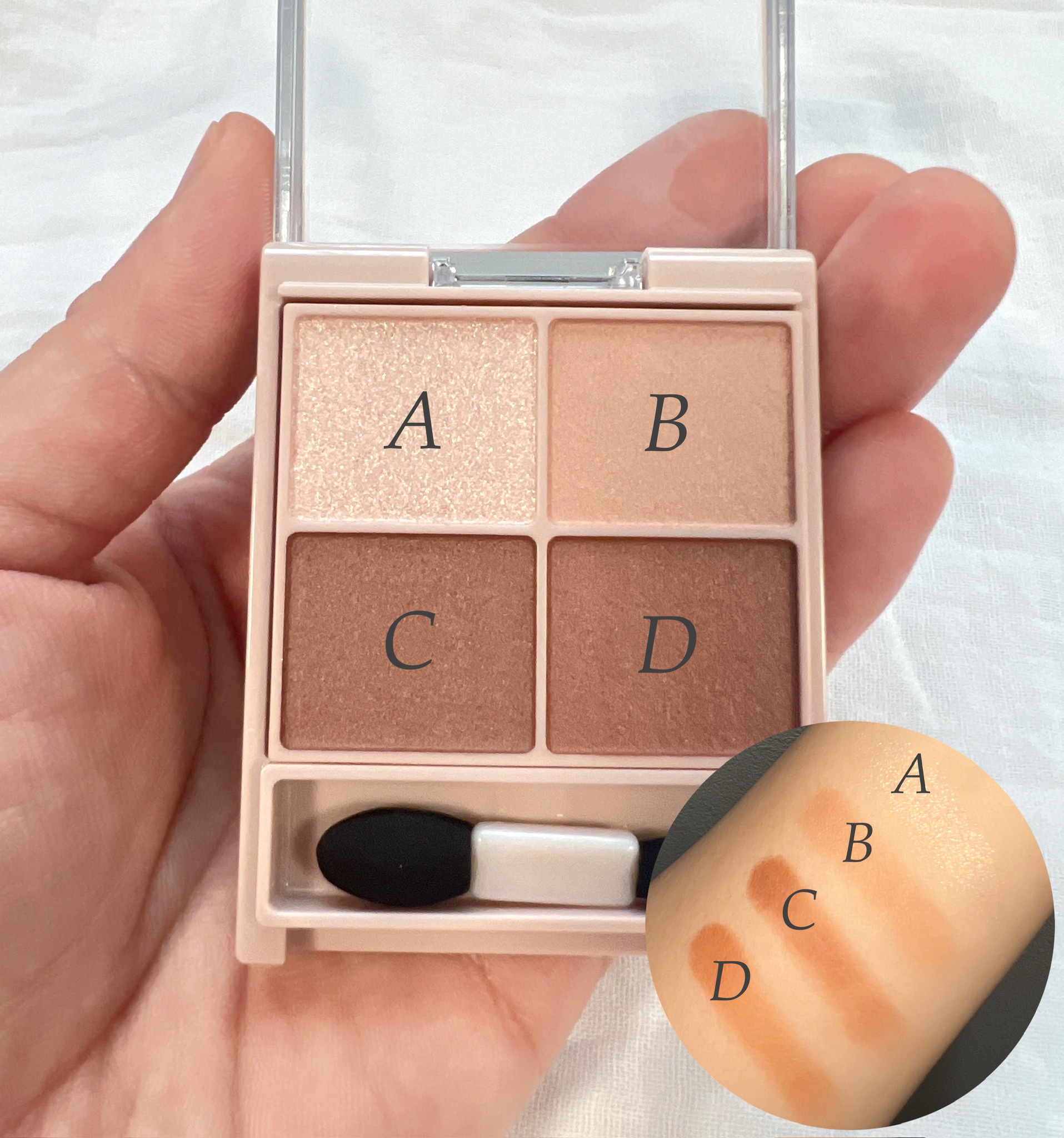 シルキースフレアイズ（マットタイプ）/キャンメイク/アイシャドウパレットを使ったクチコミ（2枚目）