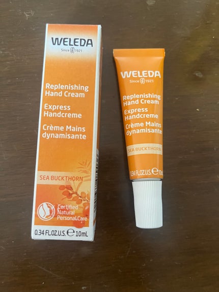 ヒッポファンフルーティ ハンドクリーム/WELEDA/ハンドクリームを使ったクチコミ(1枚目)