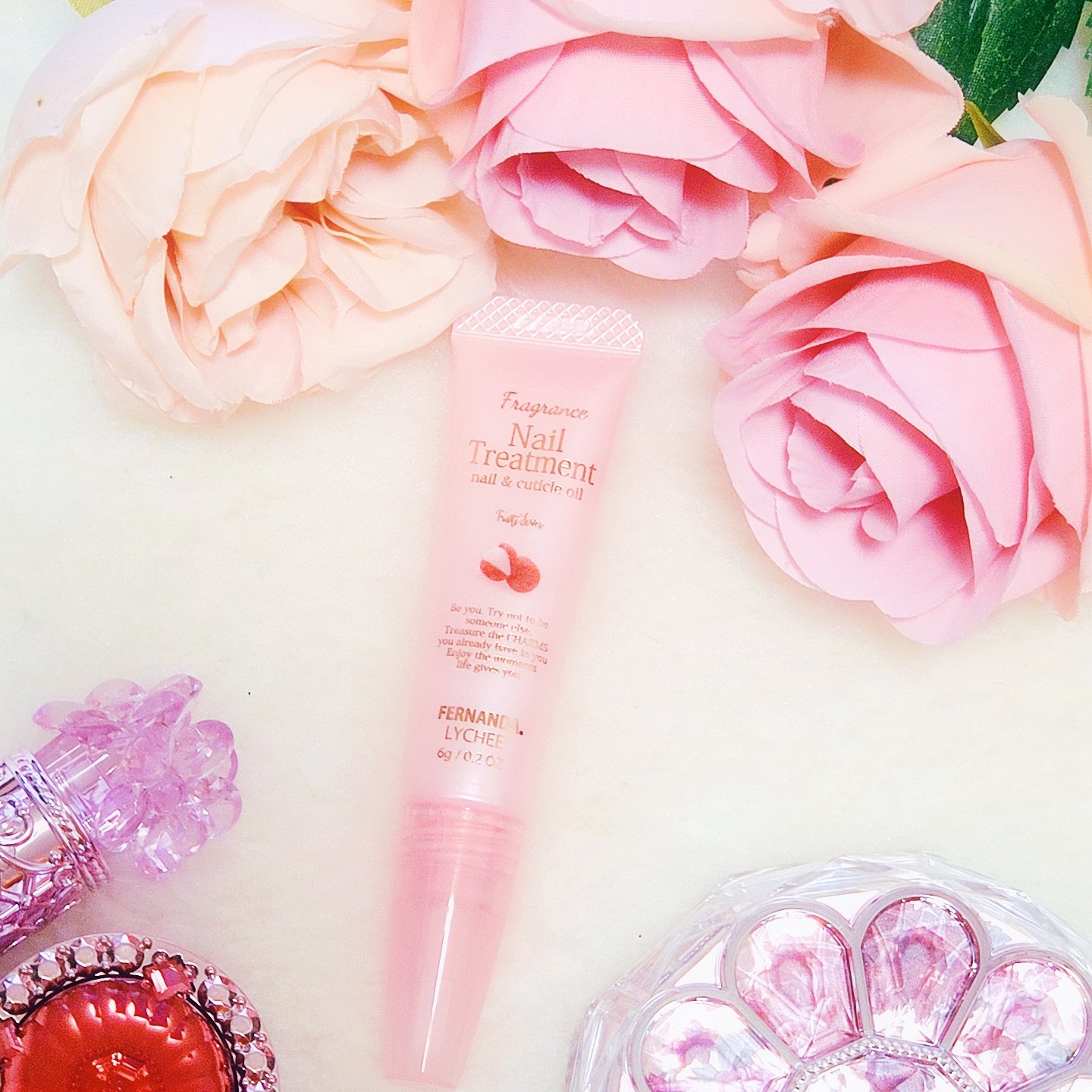 フレグランスネイルトリートメント（ライチ）/フェルナンダ/ネイルオイル・トリートメントを使ったクチコミ（3枚目）