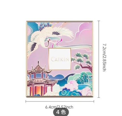 長相思シリーズ 9色アイシャドウパレット/CATKIN/アイシャドウパレットを使ったクチコミ(9枚目)