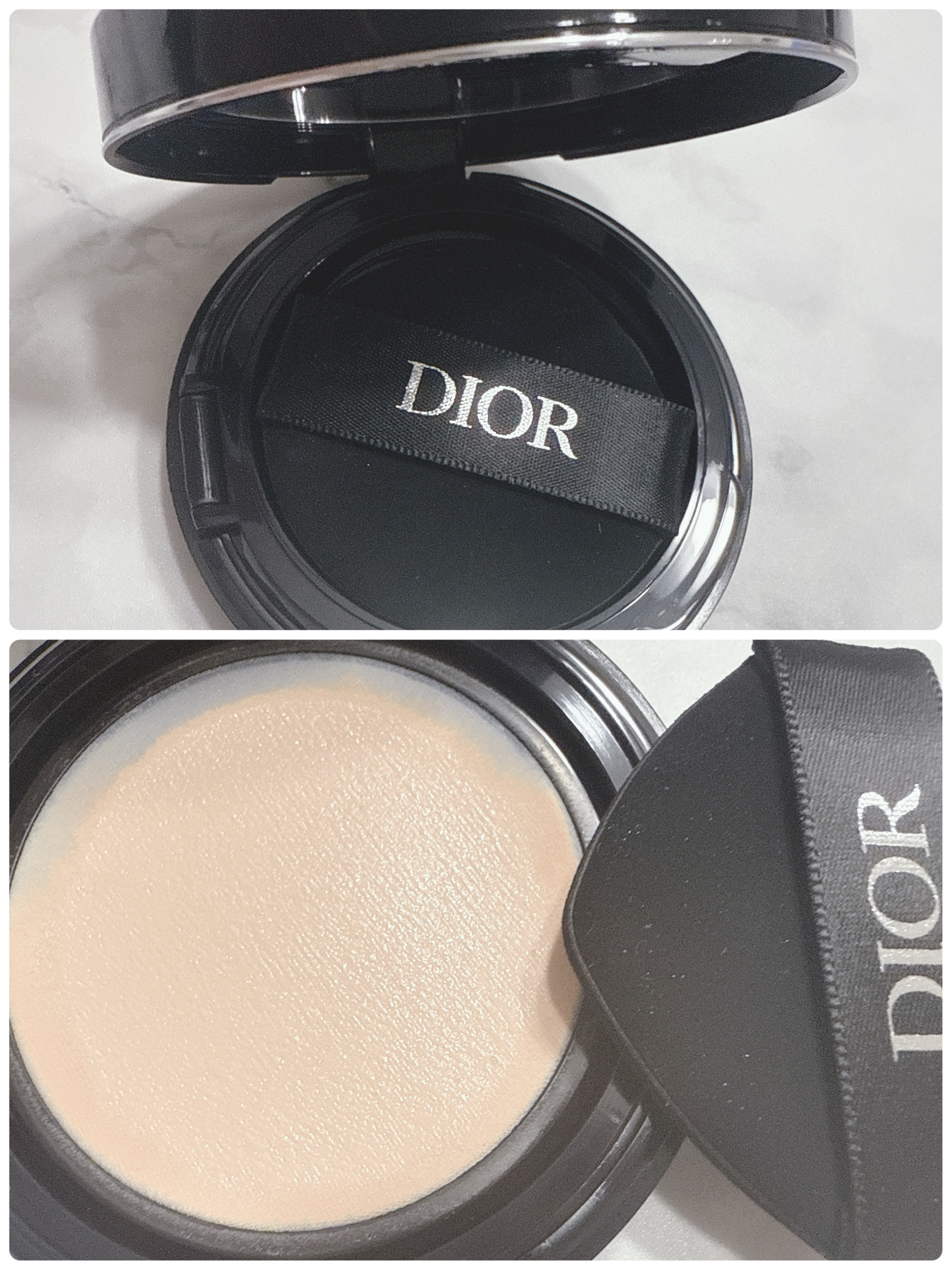 ディオールスキン フォーエヴァー クッション エンブロイダード カナージュ ケース/Dior/その他化粧小物を使ったクチコミ（3枚目）
