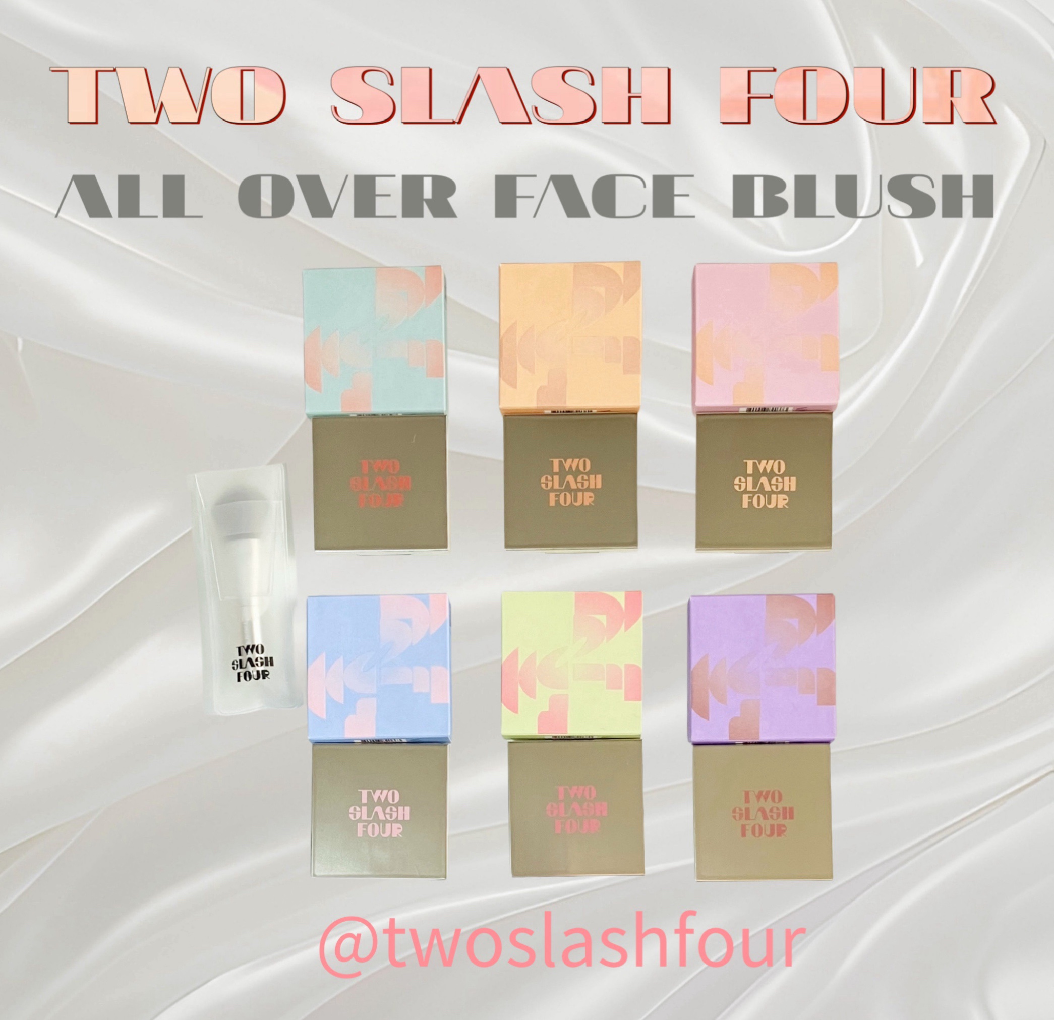 オールオーバーフェイスブラッシュ/TWO SLASH FOUR/パウダーチークを使ったクチコミ（1枚目）