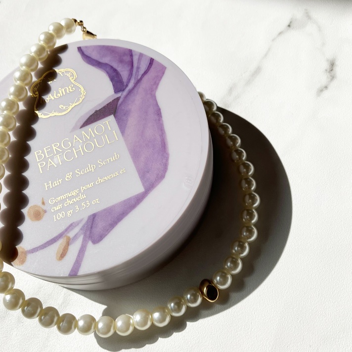 ベルガモットパチュリ ヘア＆スカルプ スクラブ/Laline/ヘッドスクラブを使ったクチコミ（1枚目）