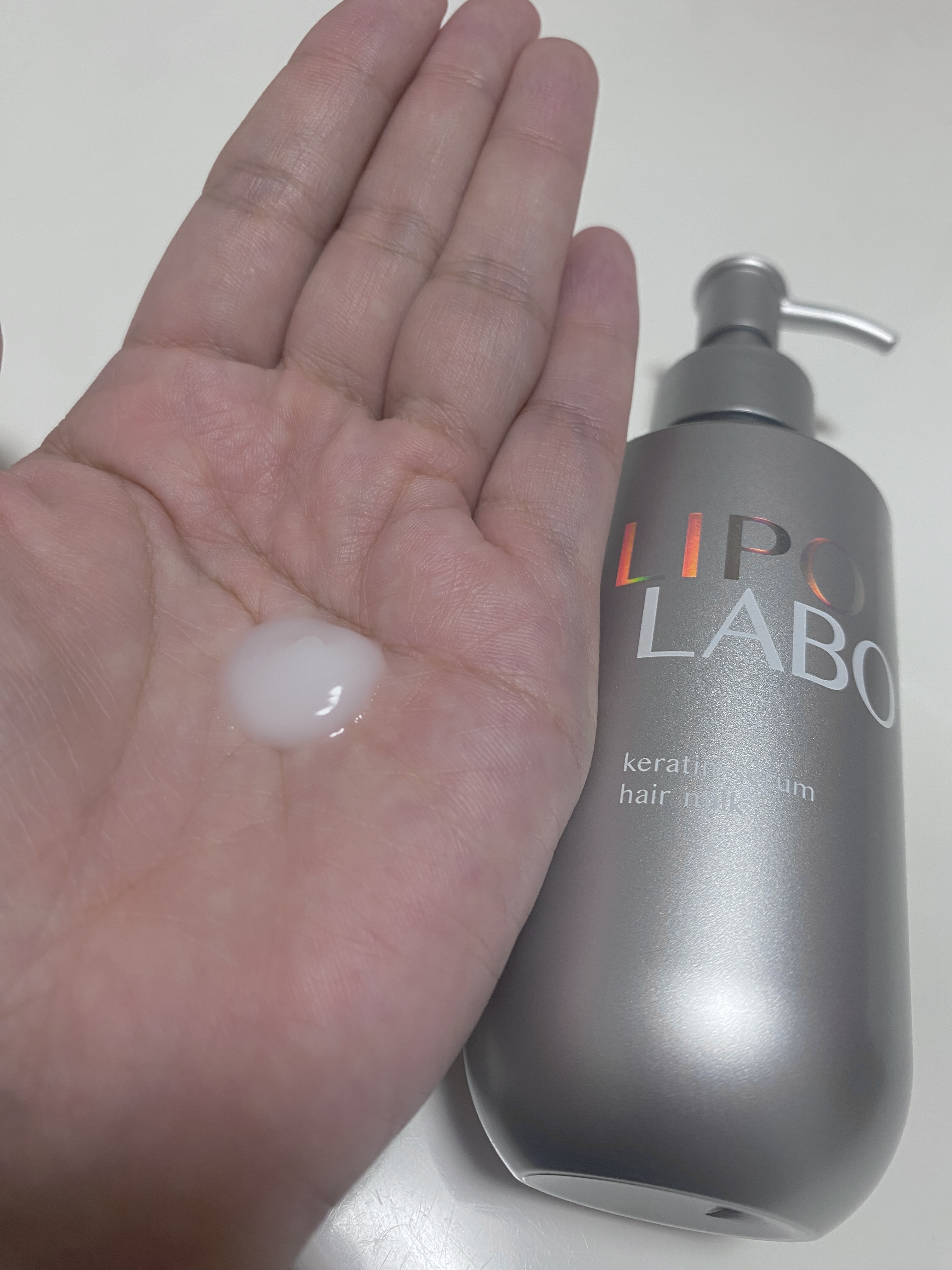 リポ ラボ ケラチンセラム ヘアミルク＊/LIPO　LABO/ヘアミルクを使ったクチコミ（2枚目）