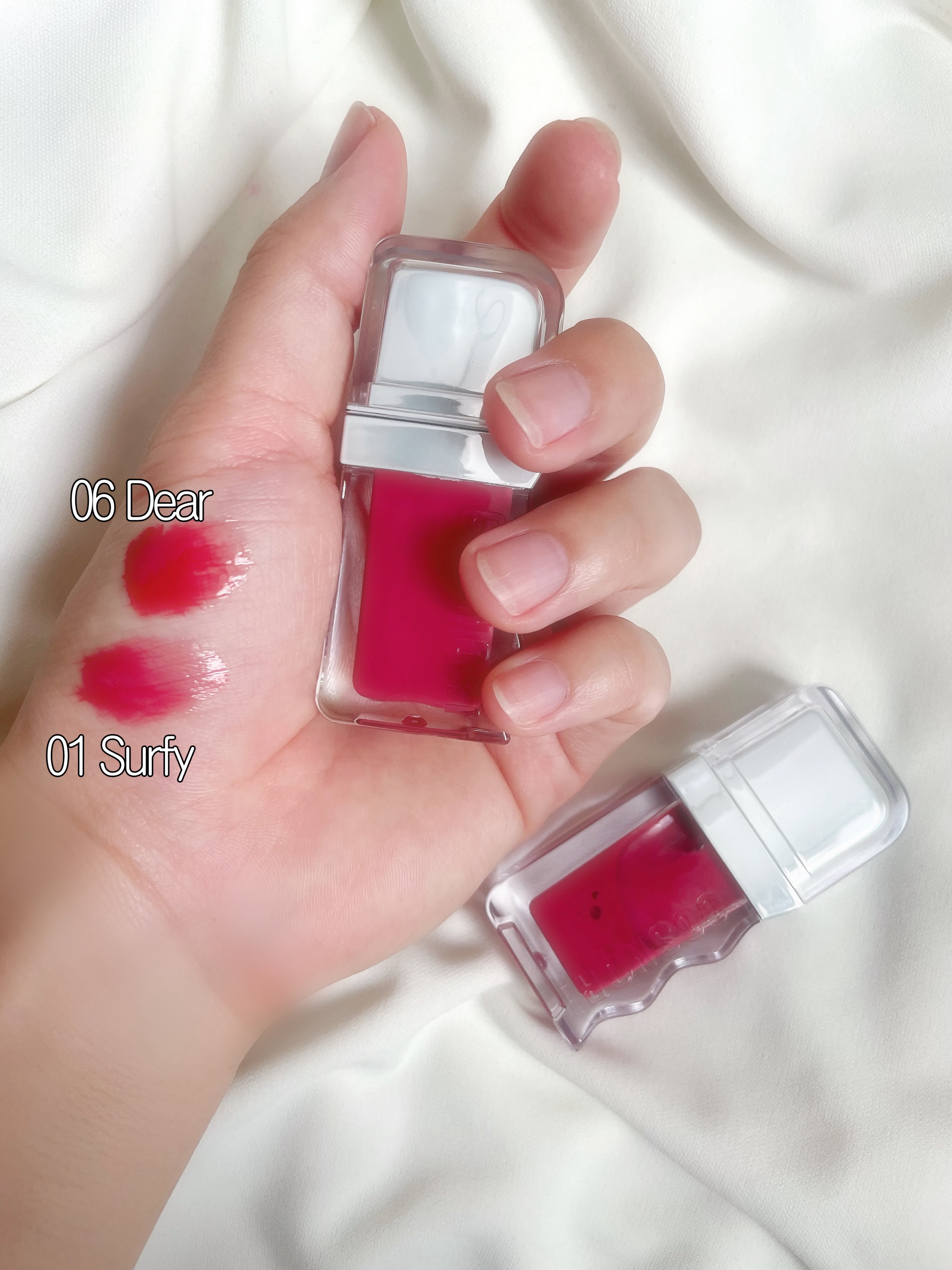 フローウェーブティント/COSNORI/リップティントを使ったクチコミ（3枚目）