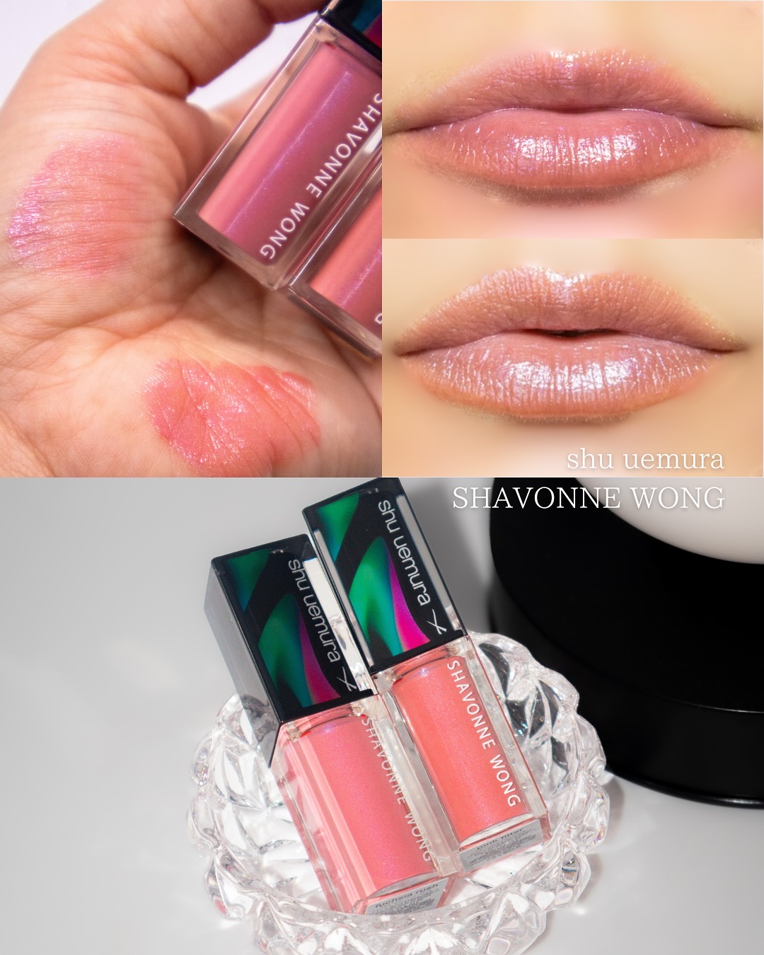 キヌケアグローアップ グリーム ピンク フィルター（限定 シュウ ウエムラ × シャボンヌ ウォン）/shu uemura/口紅を使ったクチコミ（1枚目）