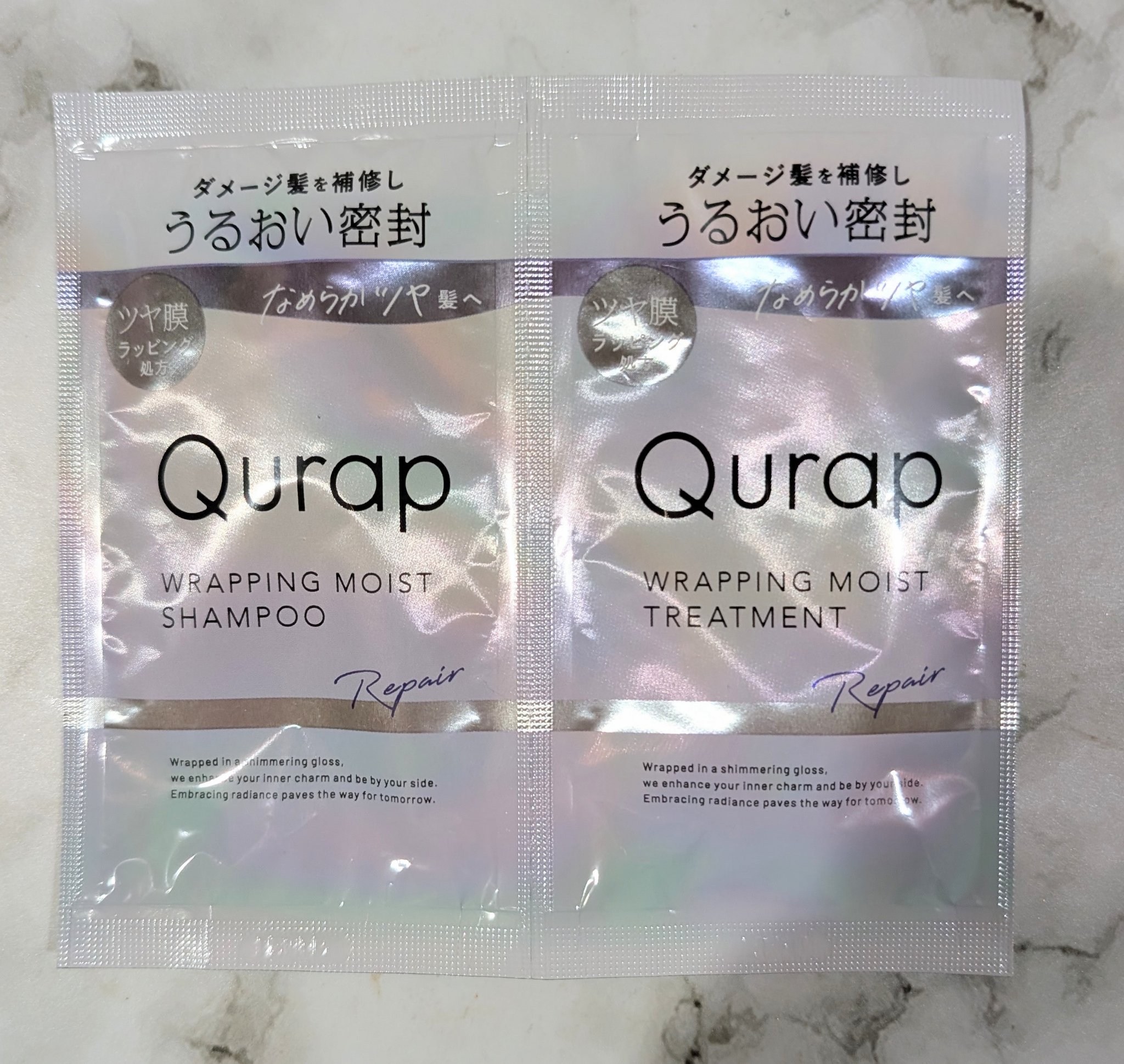ラッピングコントロールシャンプー/トリートメント/Qurap/市販シャンプーを使ったクチコミ（1枚目）