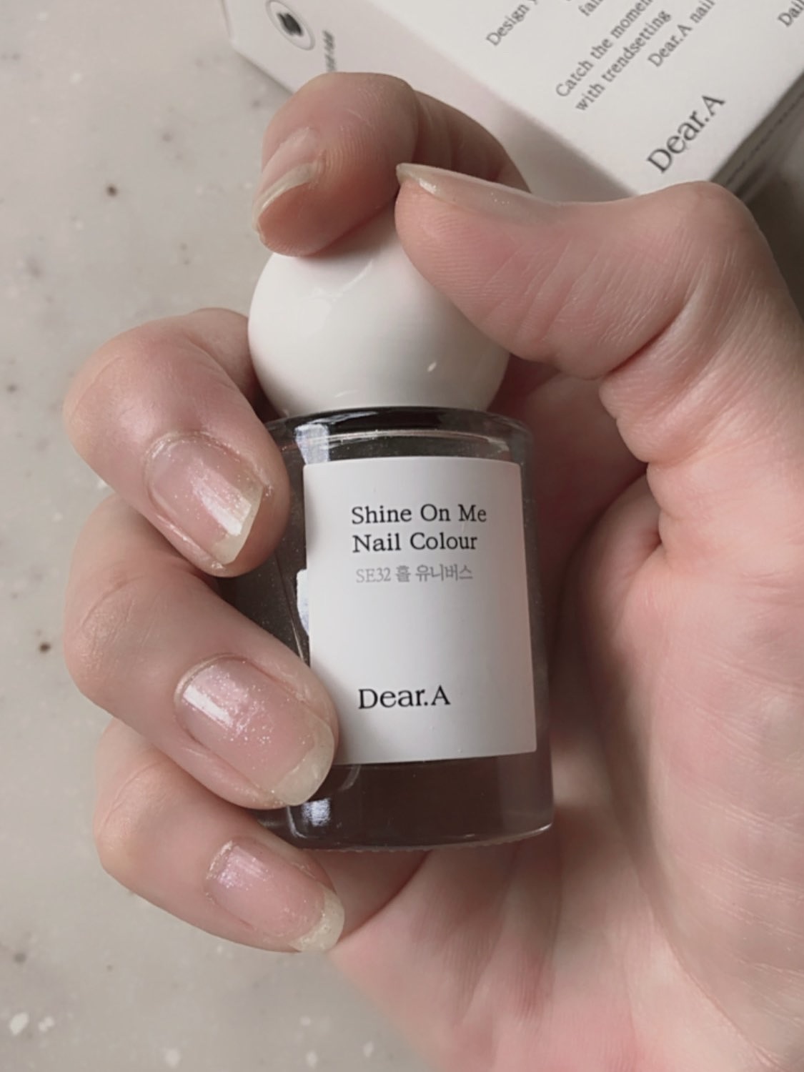 シャインオンミーネイルカラー/Dear.A/マニキュアを使ったクチコミ（2枚目）
