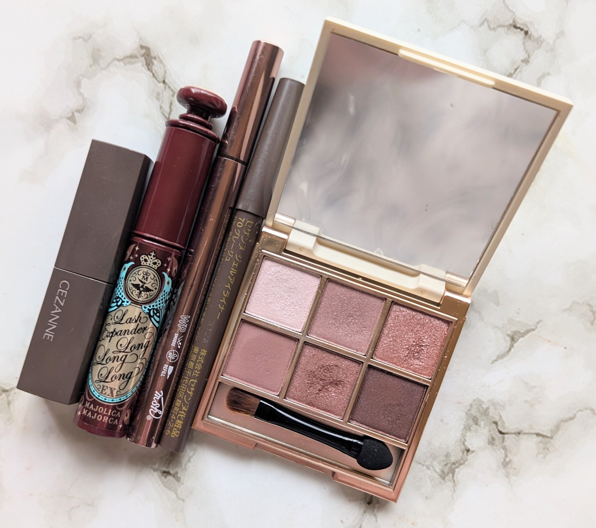 ジェルアイライナー/CEZANNE/ジェルアイライナーを使ったクチコミ（1枚目）