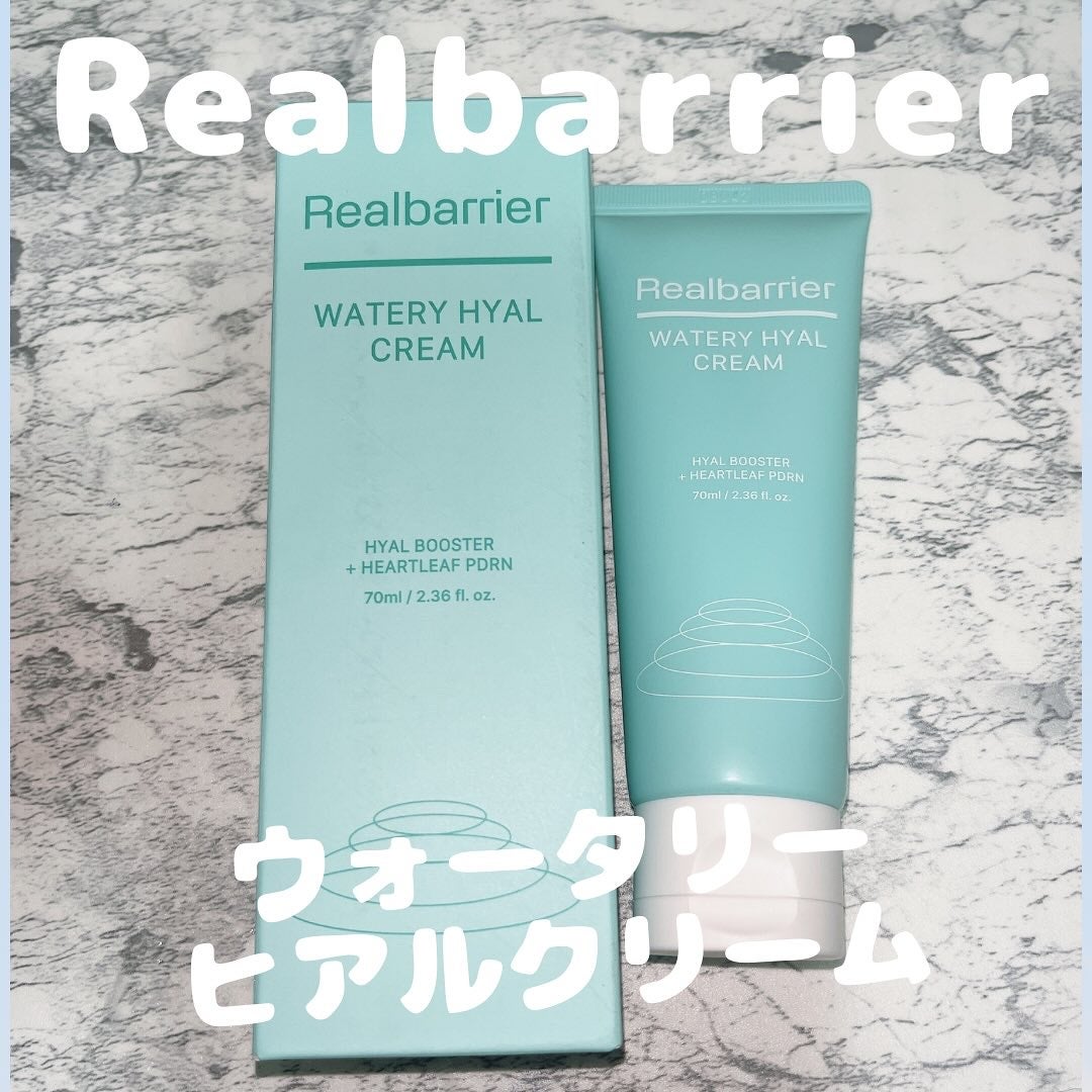 ウォータリー ヒアル クリーム/Real Barrier/フェイスクリームを使ったクチコミ(1枚目)