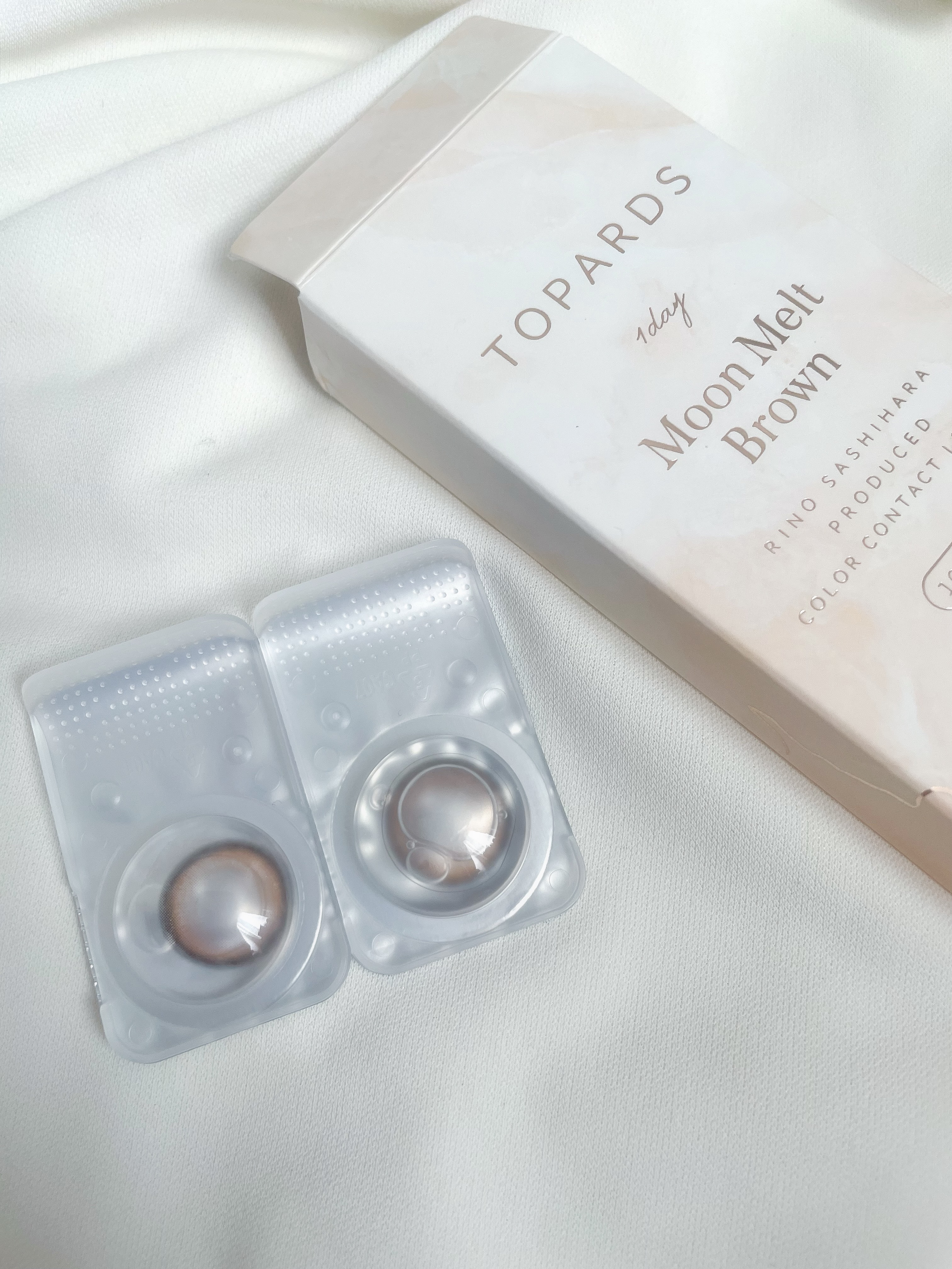 TOPARDS 1day ムーンメルトブラウン/TOPARDS/ワンデー（１DAY）カラコンを使ったクチコミ（1枚目）