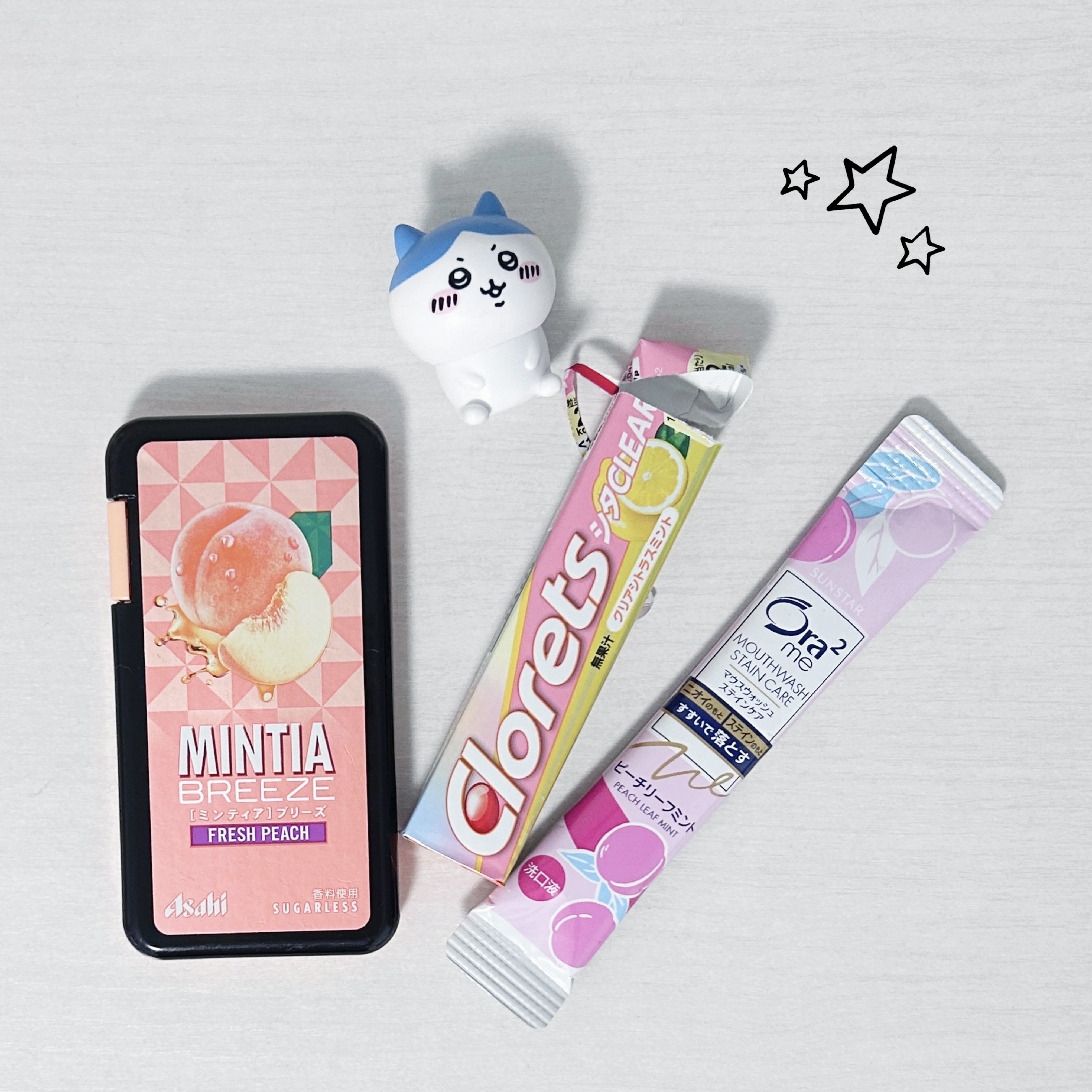 ミンティアブリーズ フレッシュピーチ/アサヒフードアンドヘルスケア/食品を使ったクチコミ（1枚目）