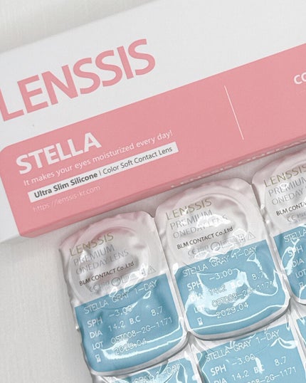 ステラシリーズ ステラグレー/LENSSIS/カラーコンタクトレンズの画像